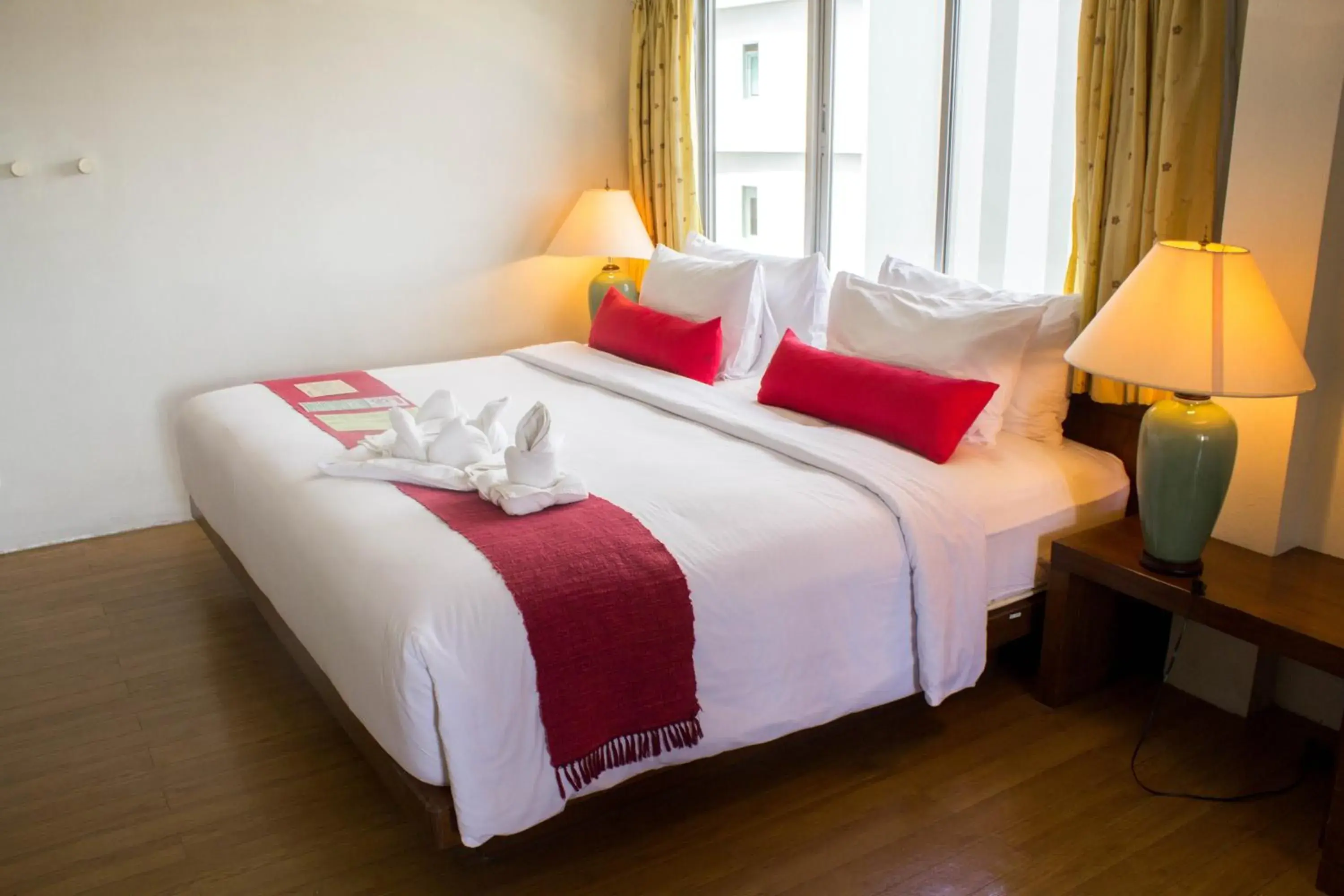 Bed in Villa Cha-Cha Banglumphu
