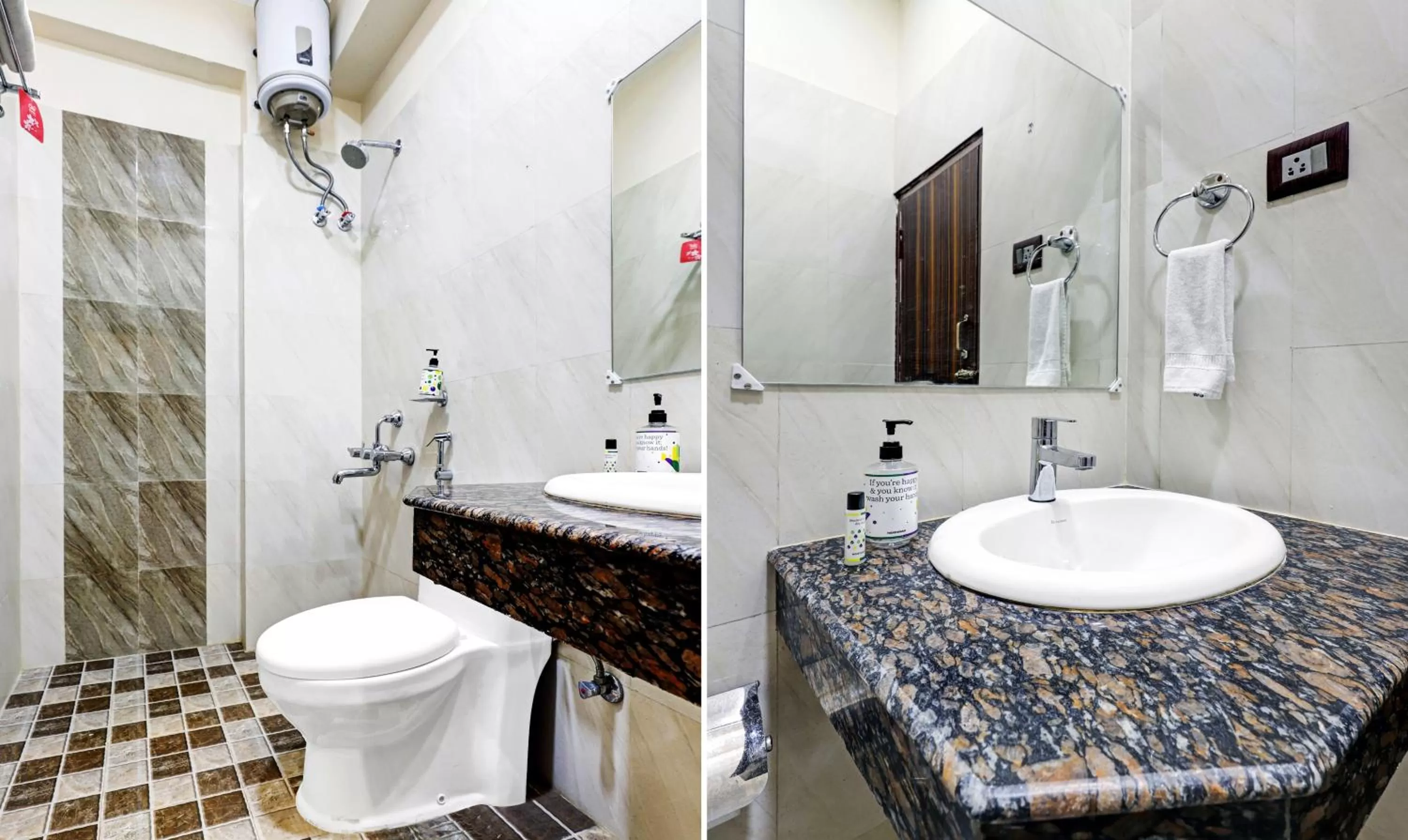 Toilet in Treebo Spring Brook