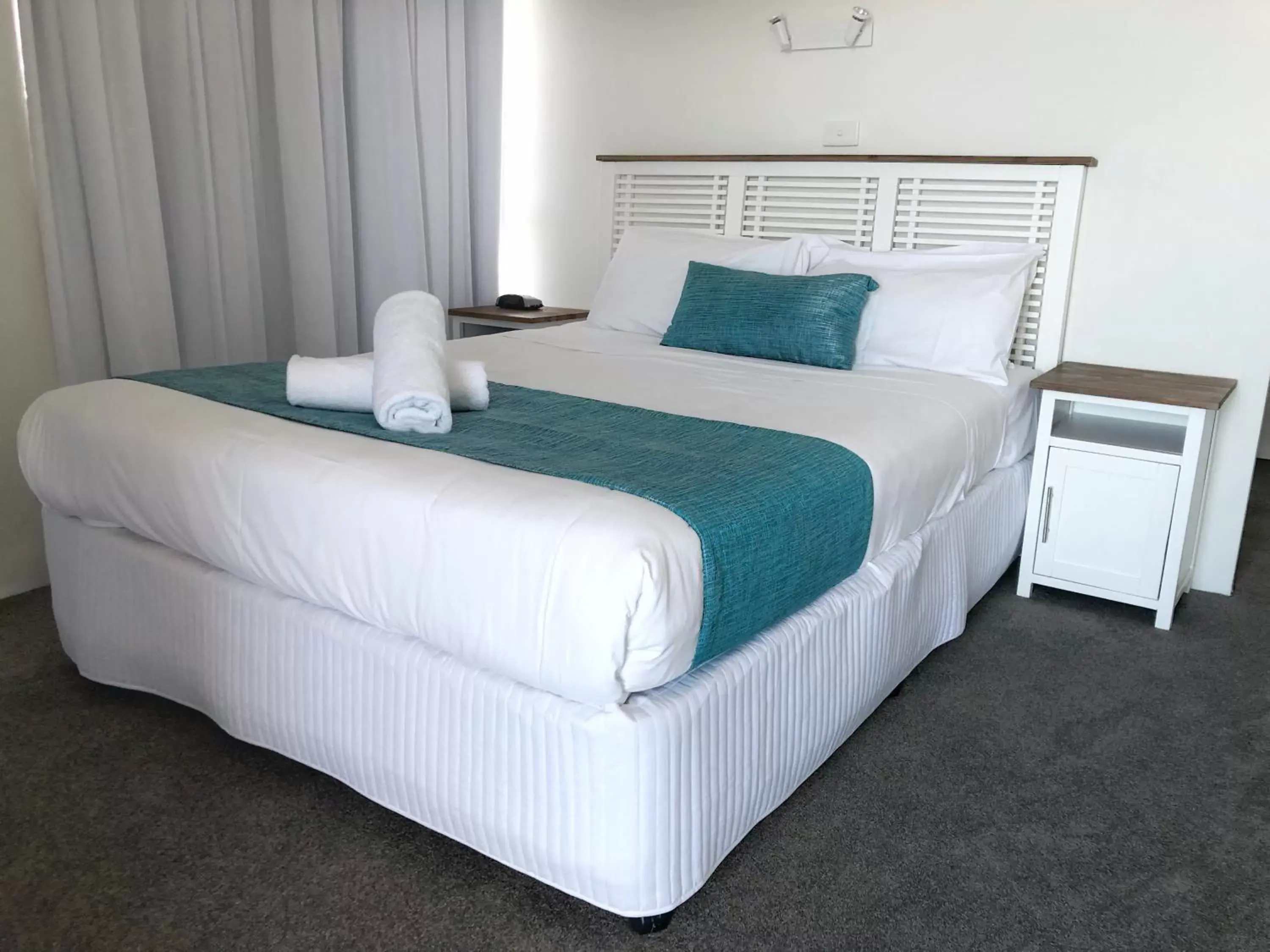 Bed in Foreshore Beachfront Apartments