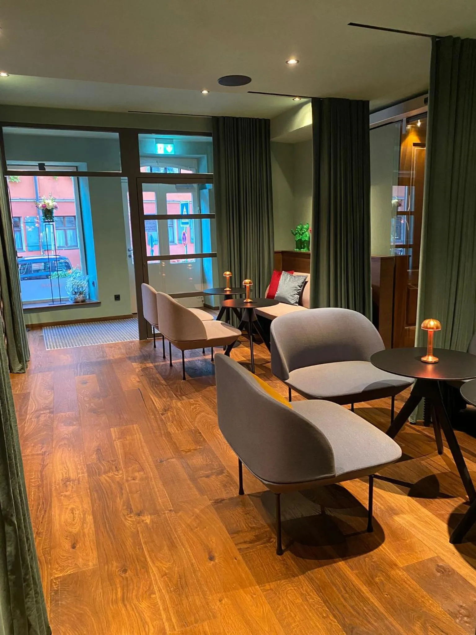 Seating area in hezelhof hotel