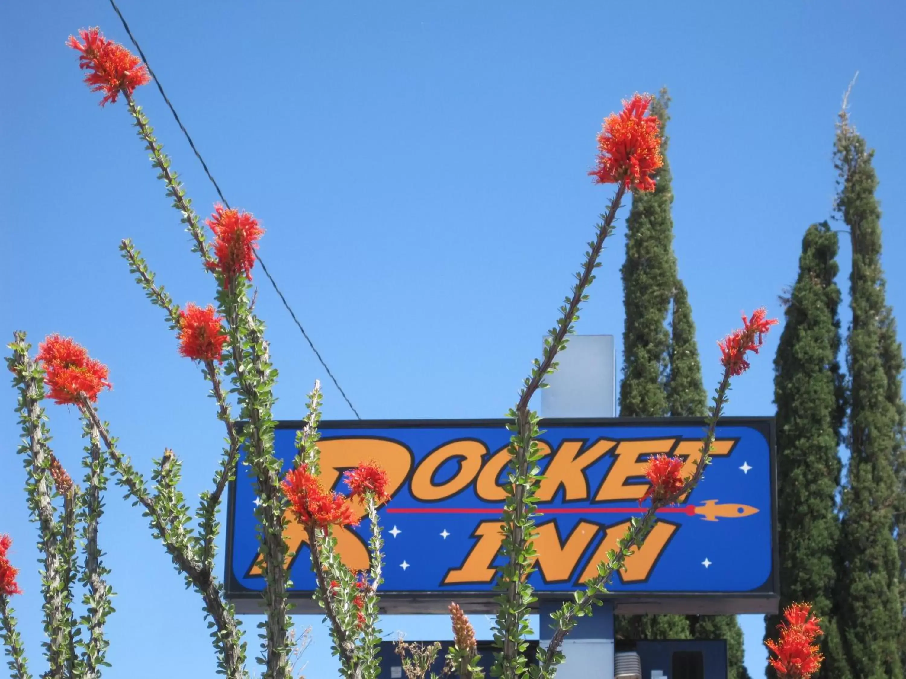 Property logo or sign in Rocket Inn