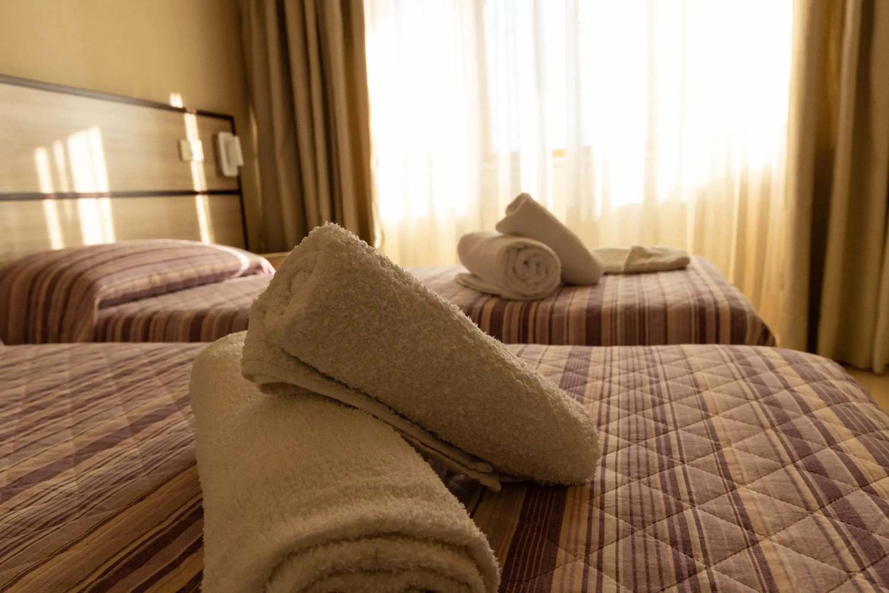 Bed in Hotel Nelton