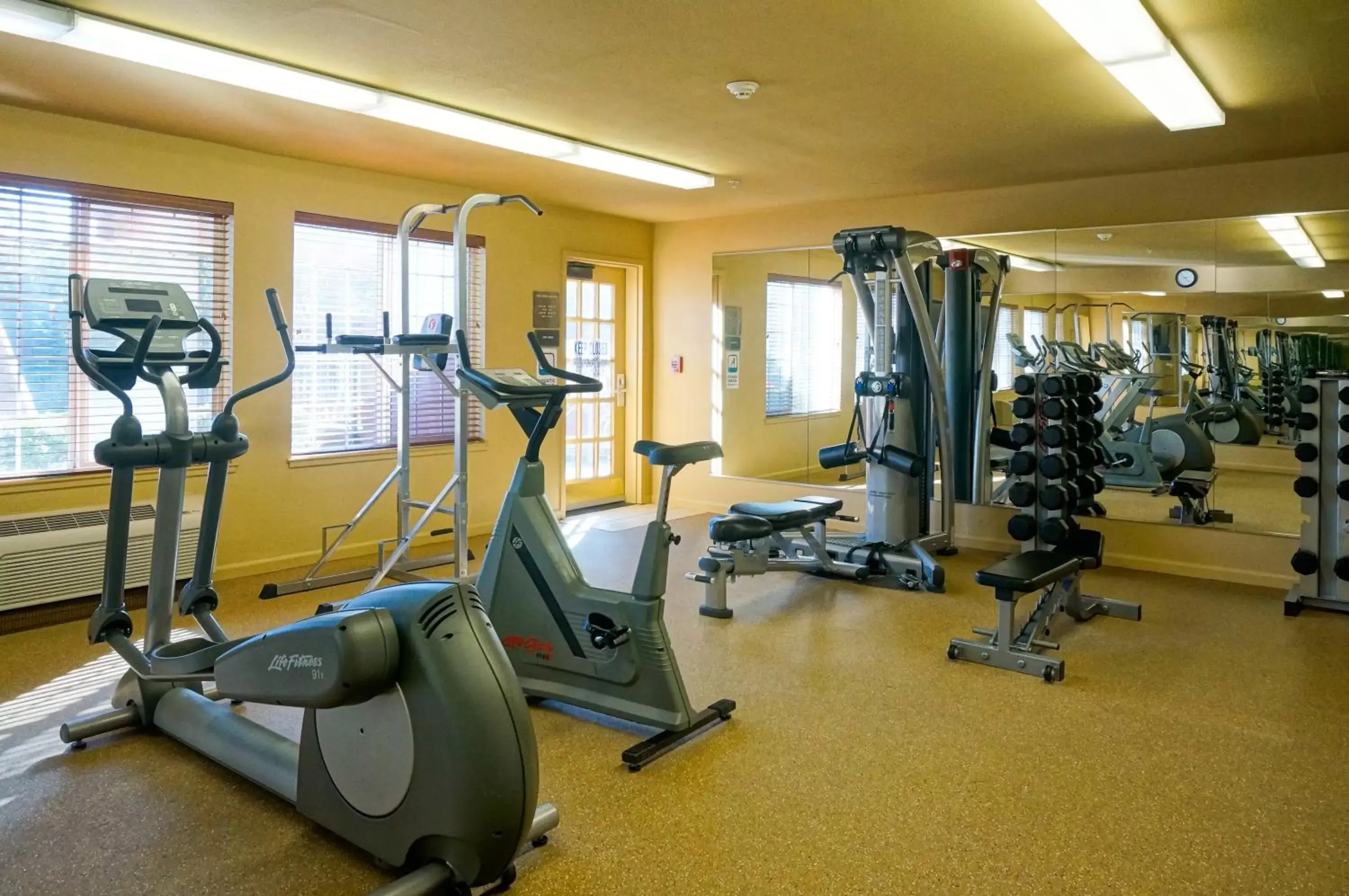 Fitness centre/facilities, Fitness Center/Facilities in Larkspur Landing Pleasanton-An All-Suite Hotel