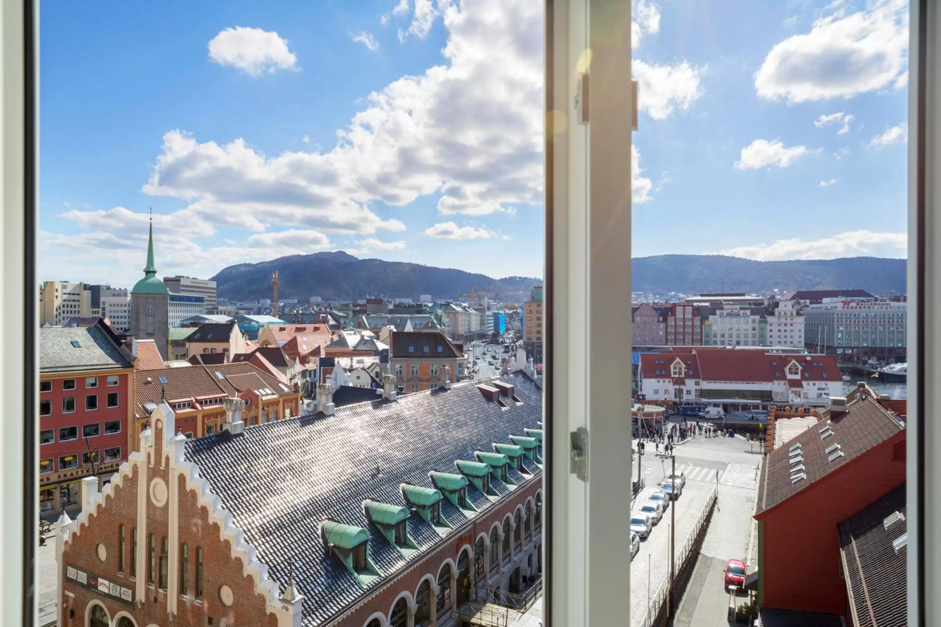 City view in Bergen Harbour Hotel, WorldHotels Crafted