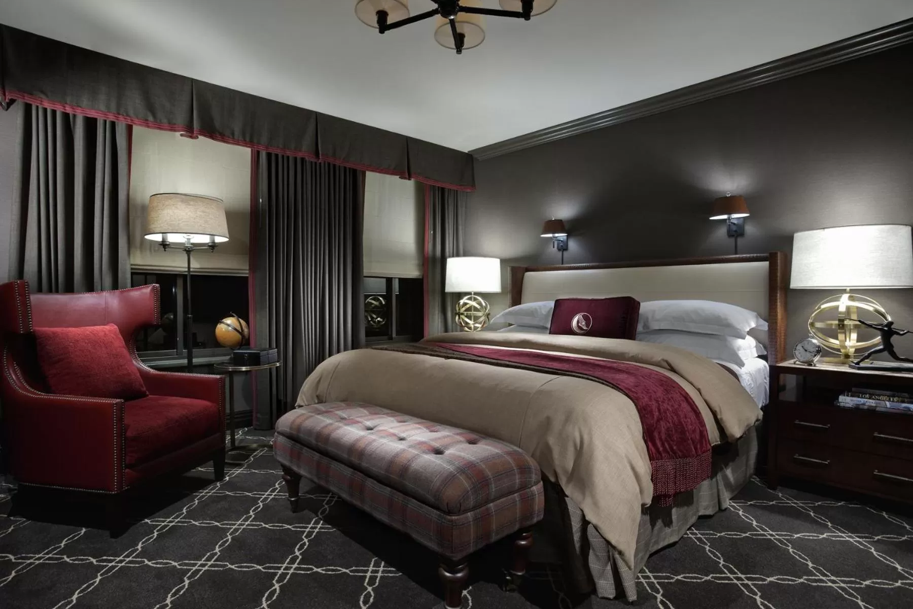 Bed in Los Angeles Athletic Club