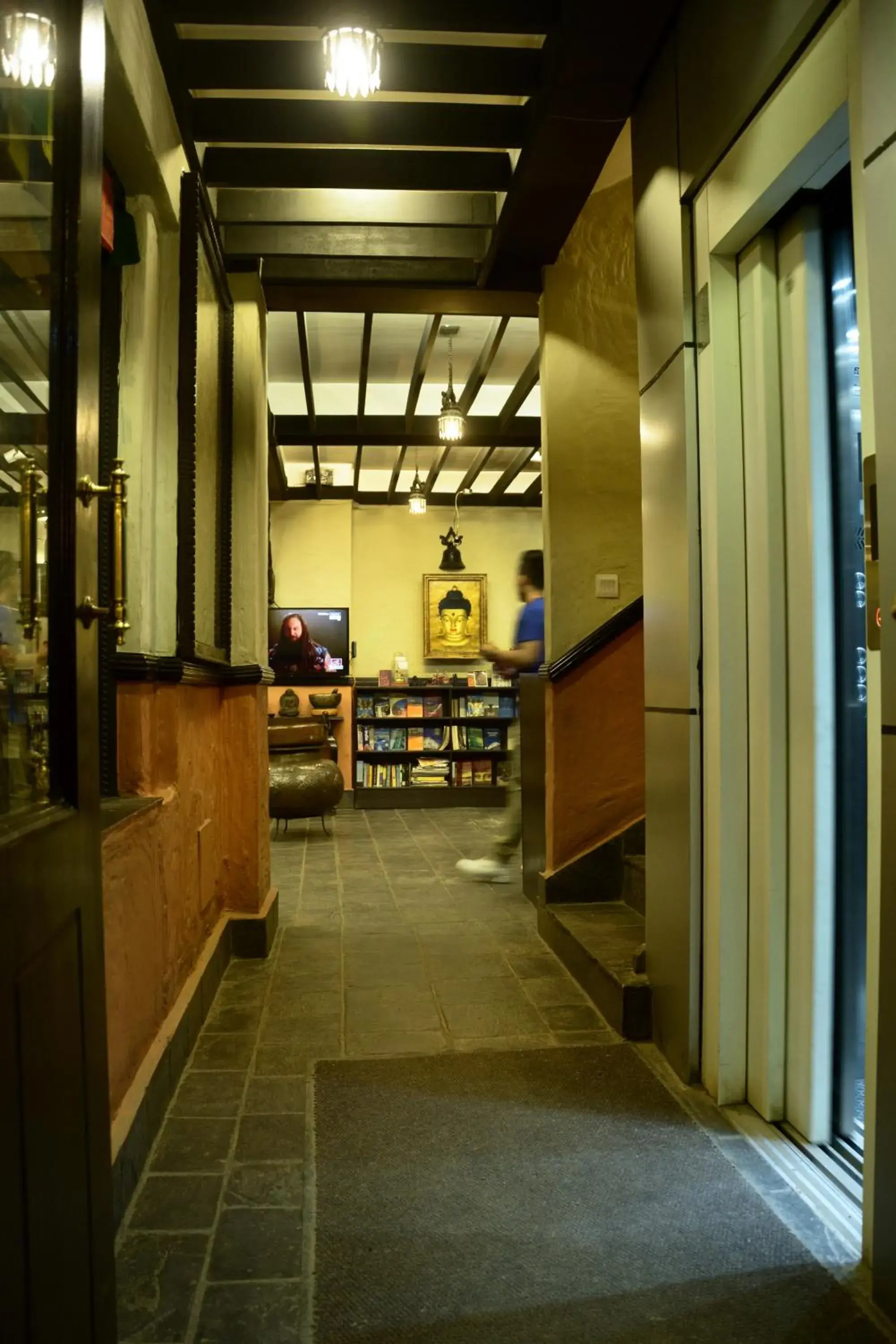 Library in Kasthamandap Boutique Hotel