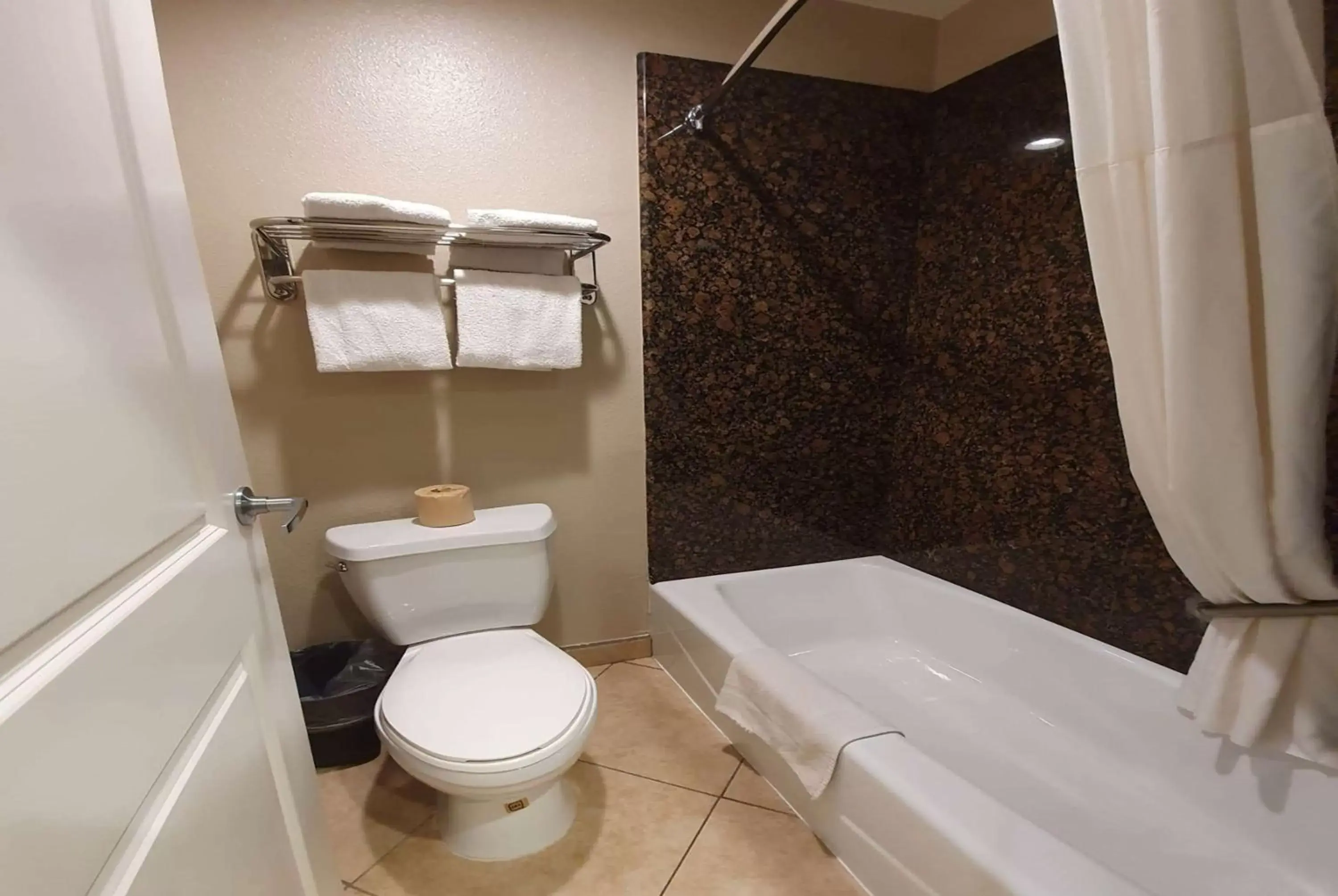 TV and multimedia, Bathroom in Super 8 by Wyndham Cypress Buena Park Area