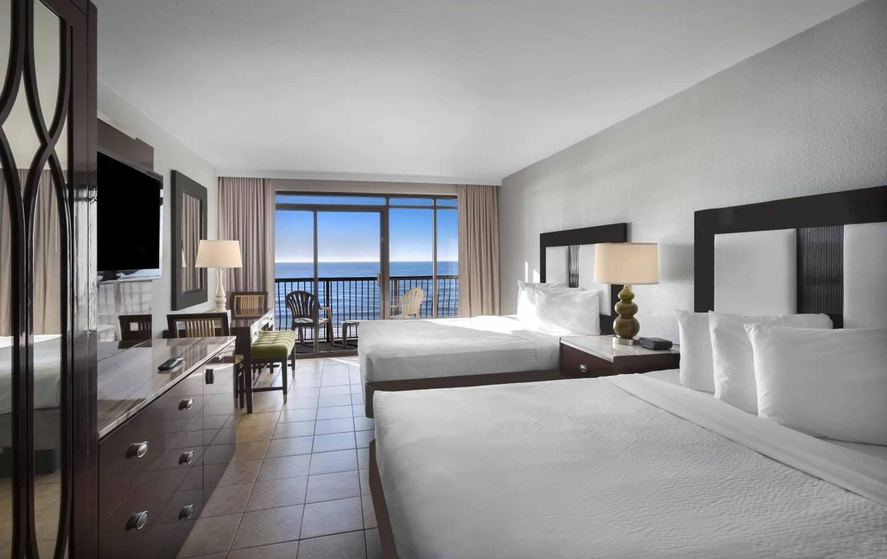 Oceanfront Room with Two Double Beds in Hotel Blue Oceanfront Room with Two Double Beds in Hotel Blue