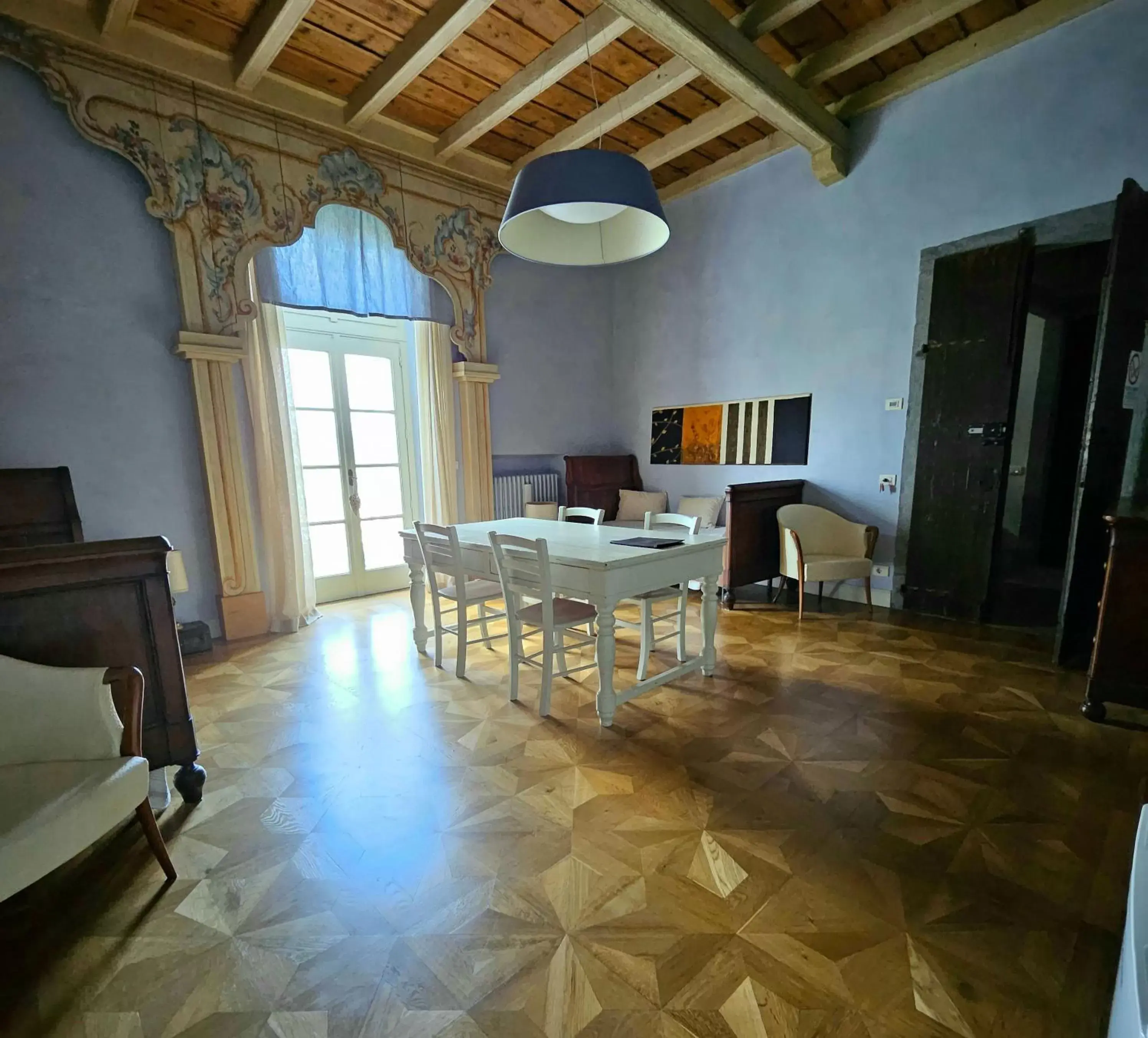 Seating area, Dining Area in B&B Dimora Delle Donnole Bergamo Alta