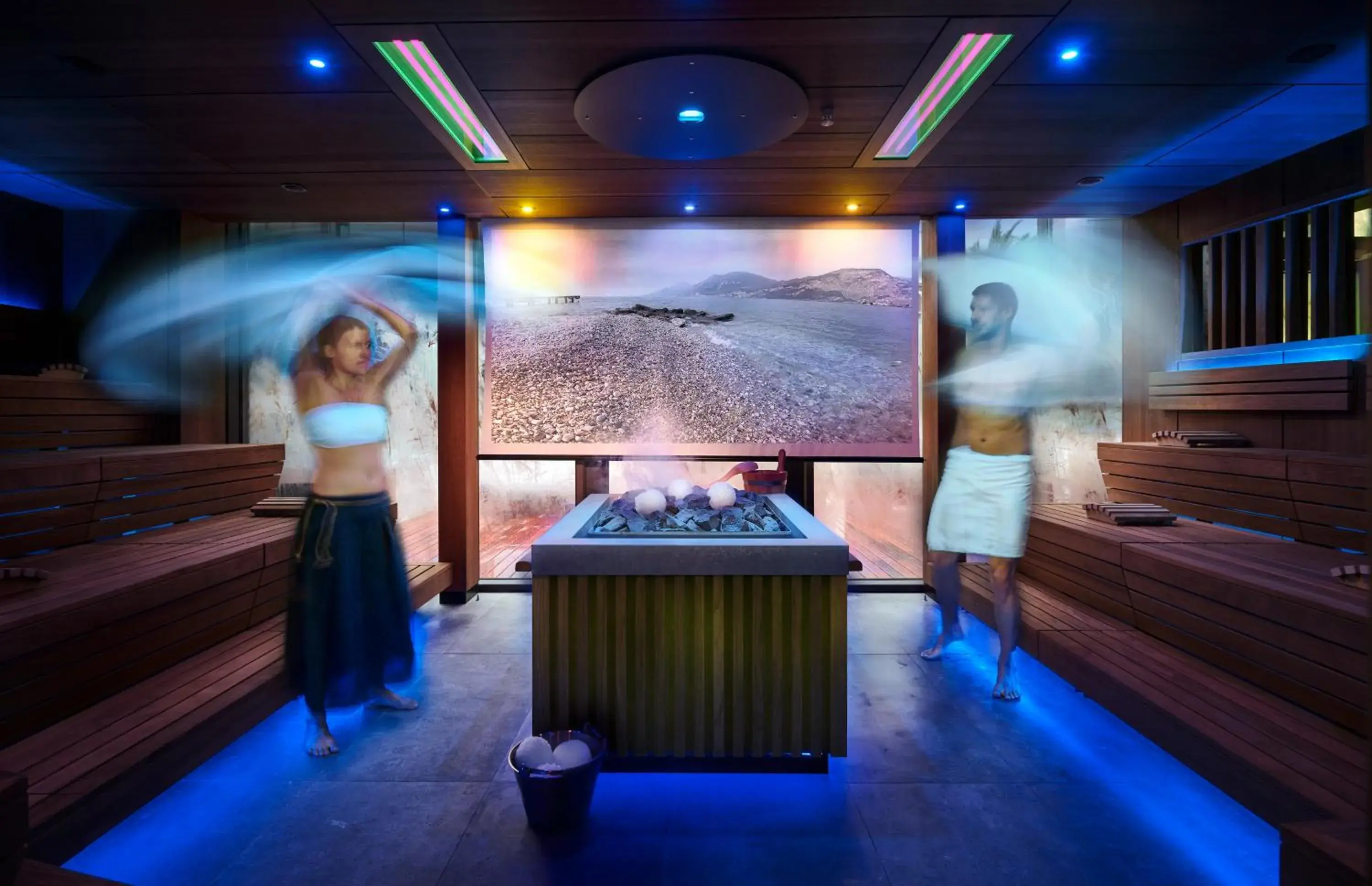 Sauna in Quellenhof Luxury Resort Lazise