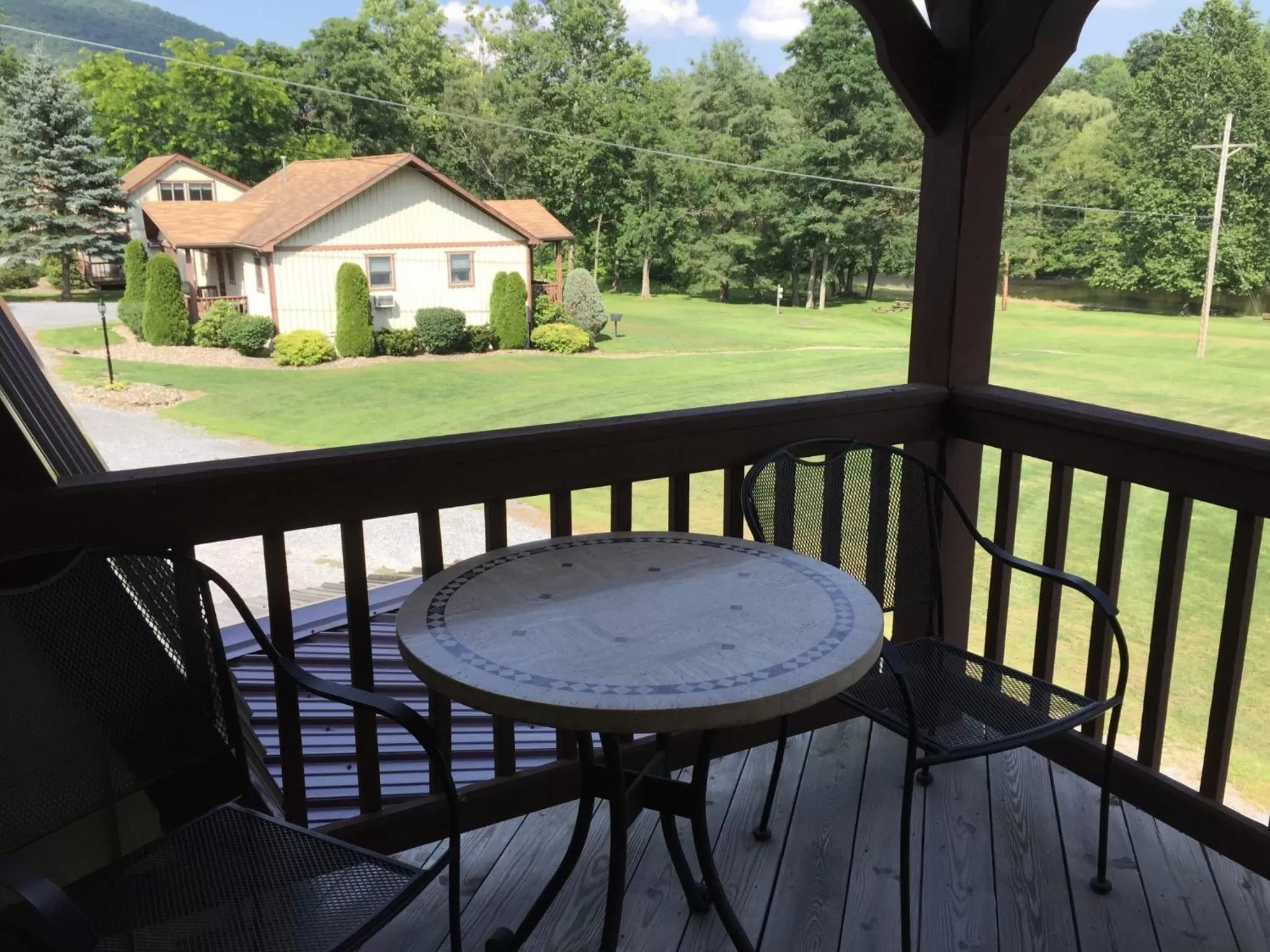 Patio in Rough Cut Lodge