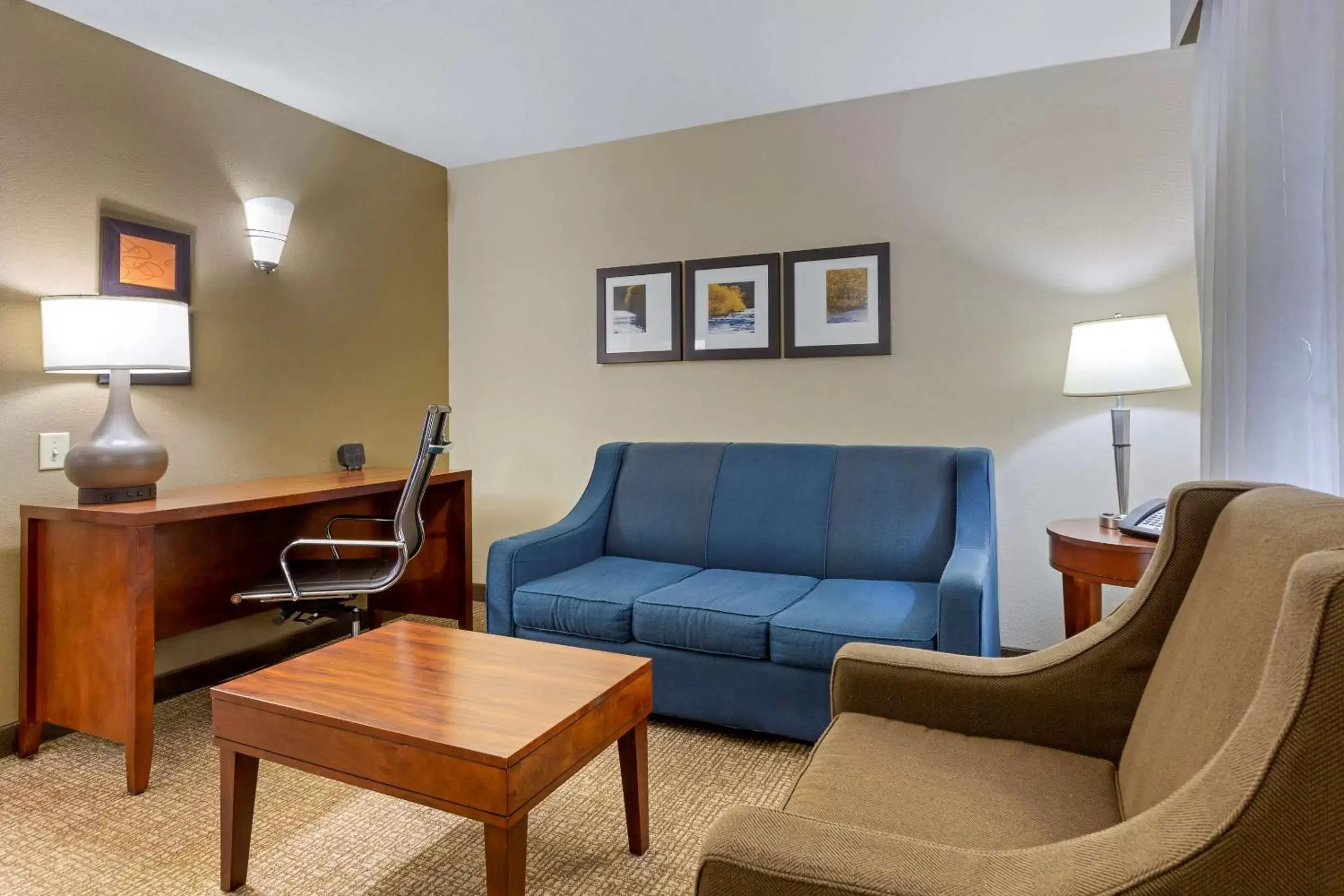 Photo of the whole room, Seating Area in Comfort Suites Near Potomac Mills