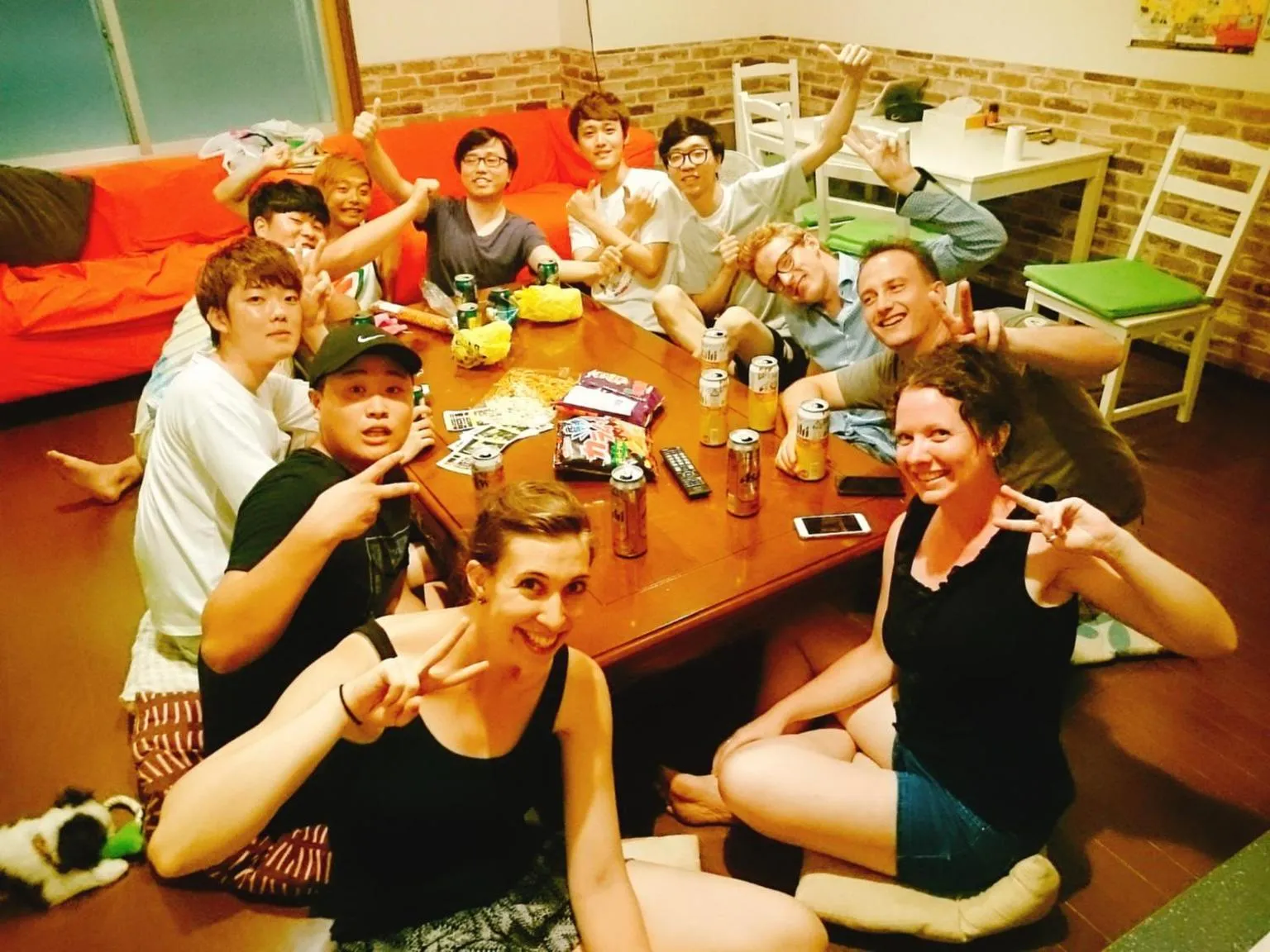 Communal lounge/ TV room in Fukuoka Guesthouse Little Asia Kokura