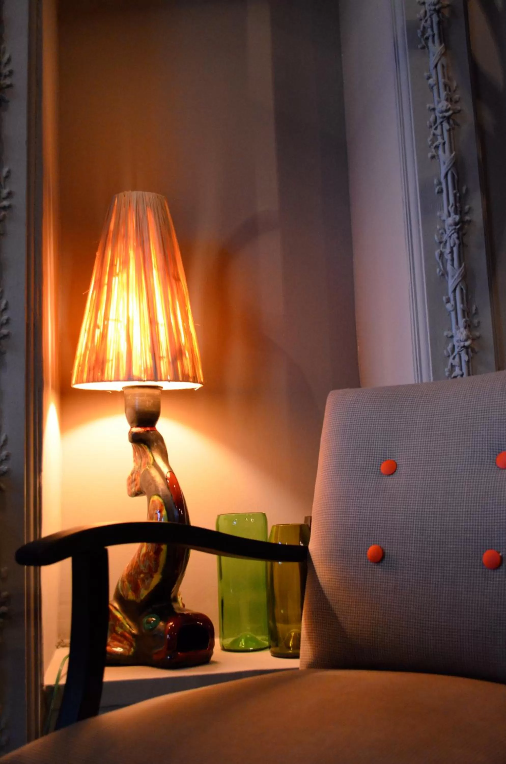 Decorative detail in Hotel Les Pilotes