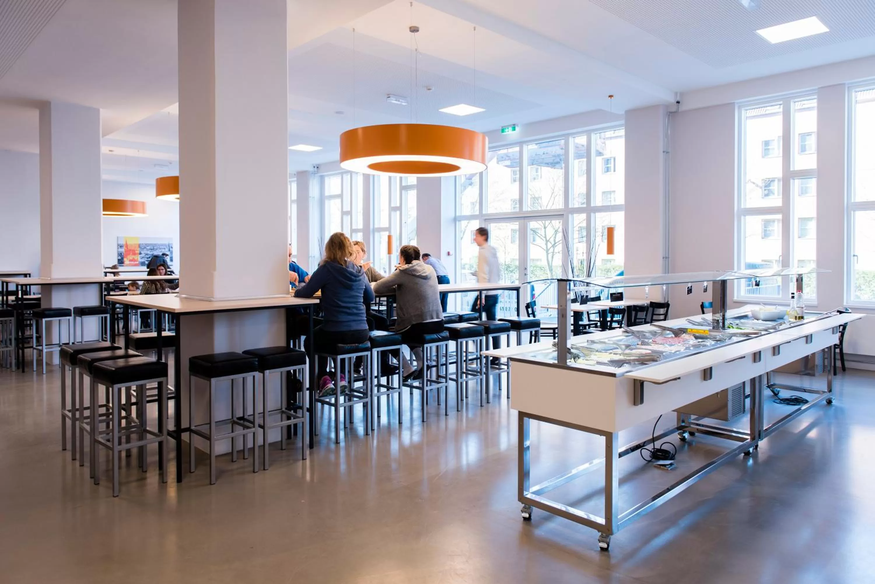 Buffet breakfast in a&o Copenhagen Nørrebro