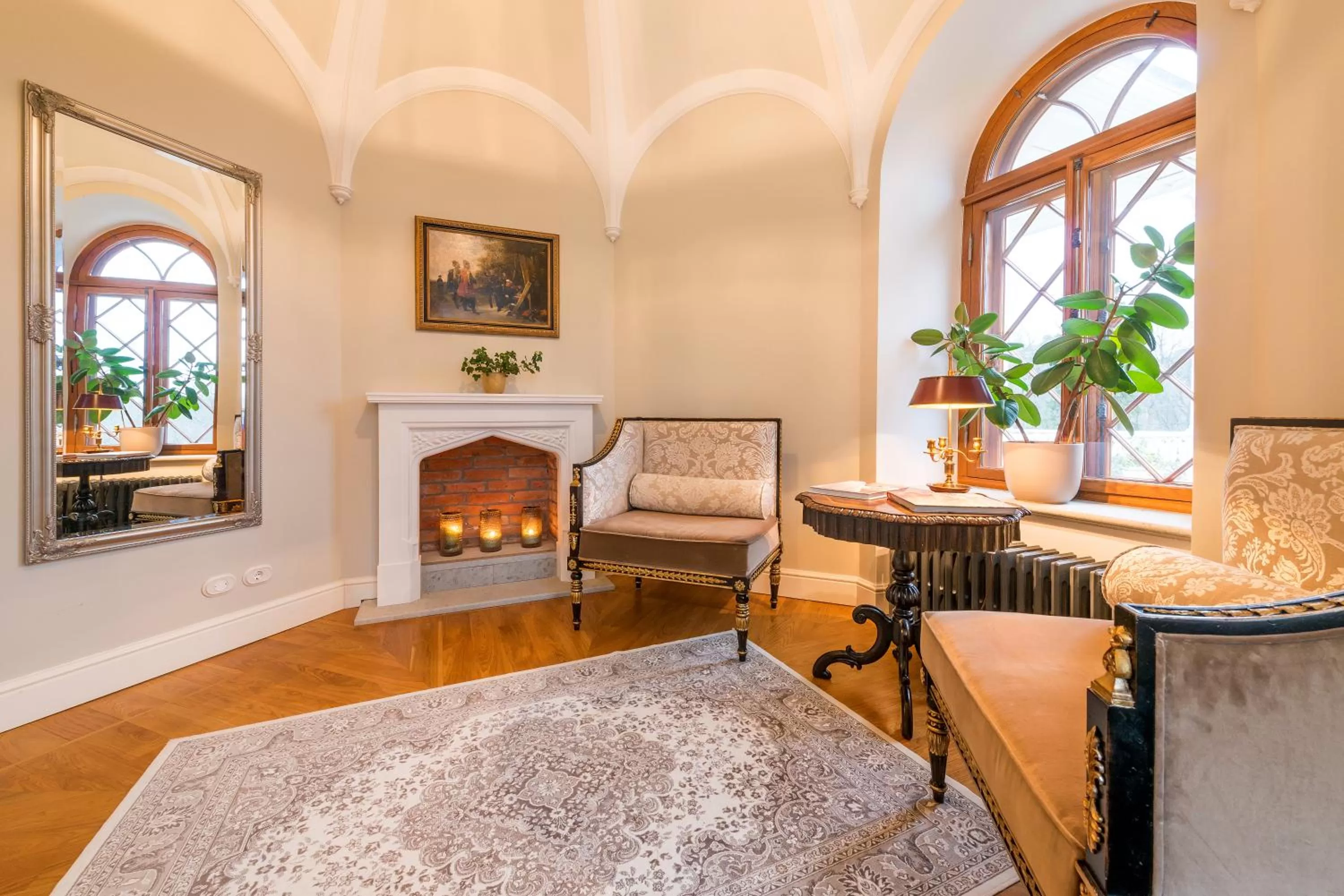 Seating area in Schloss Fall, Keila-Joa