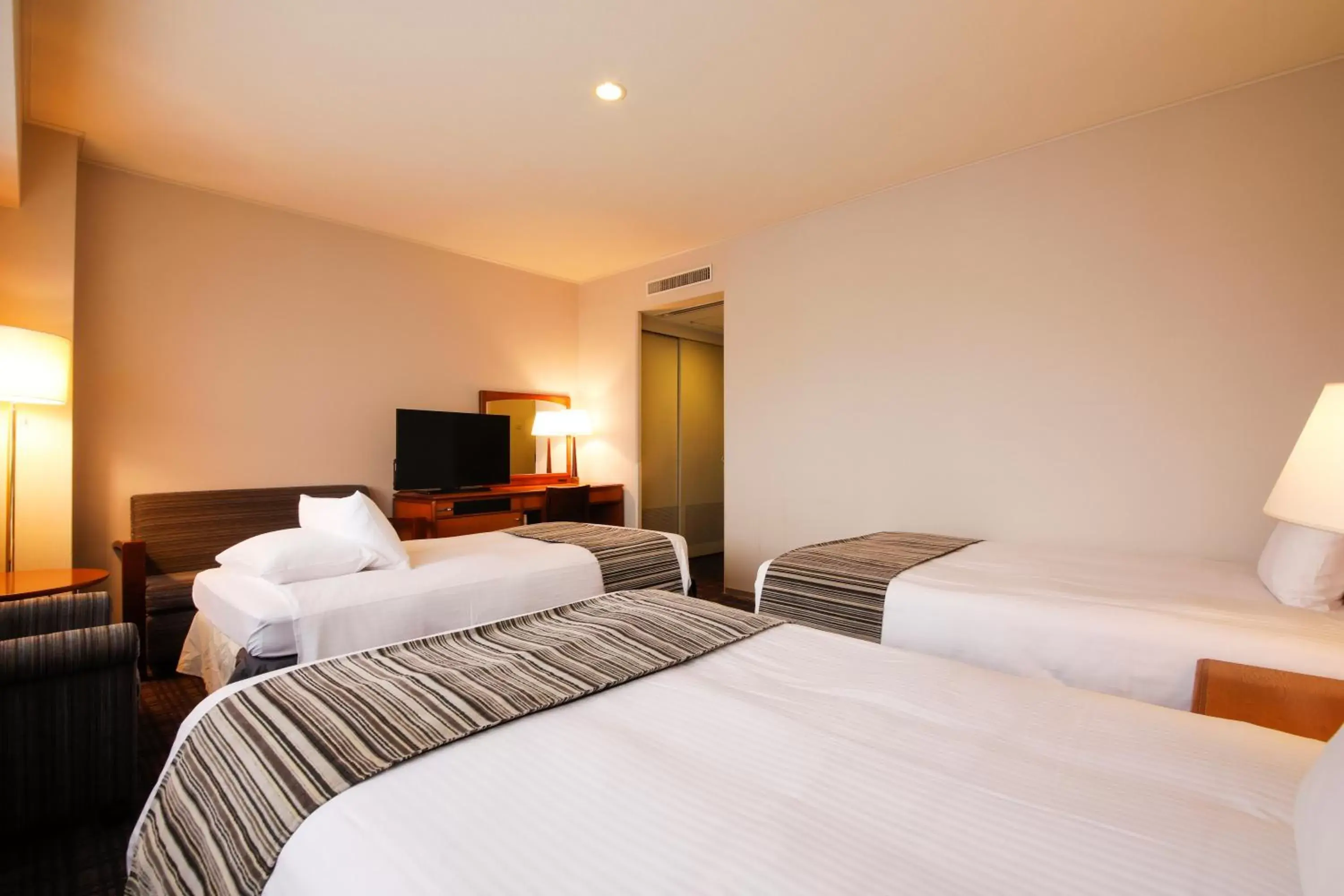 TV and multimedia, Bed in Hotel Nikko Himeji