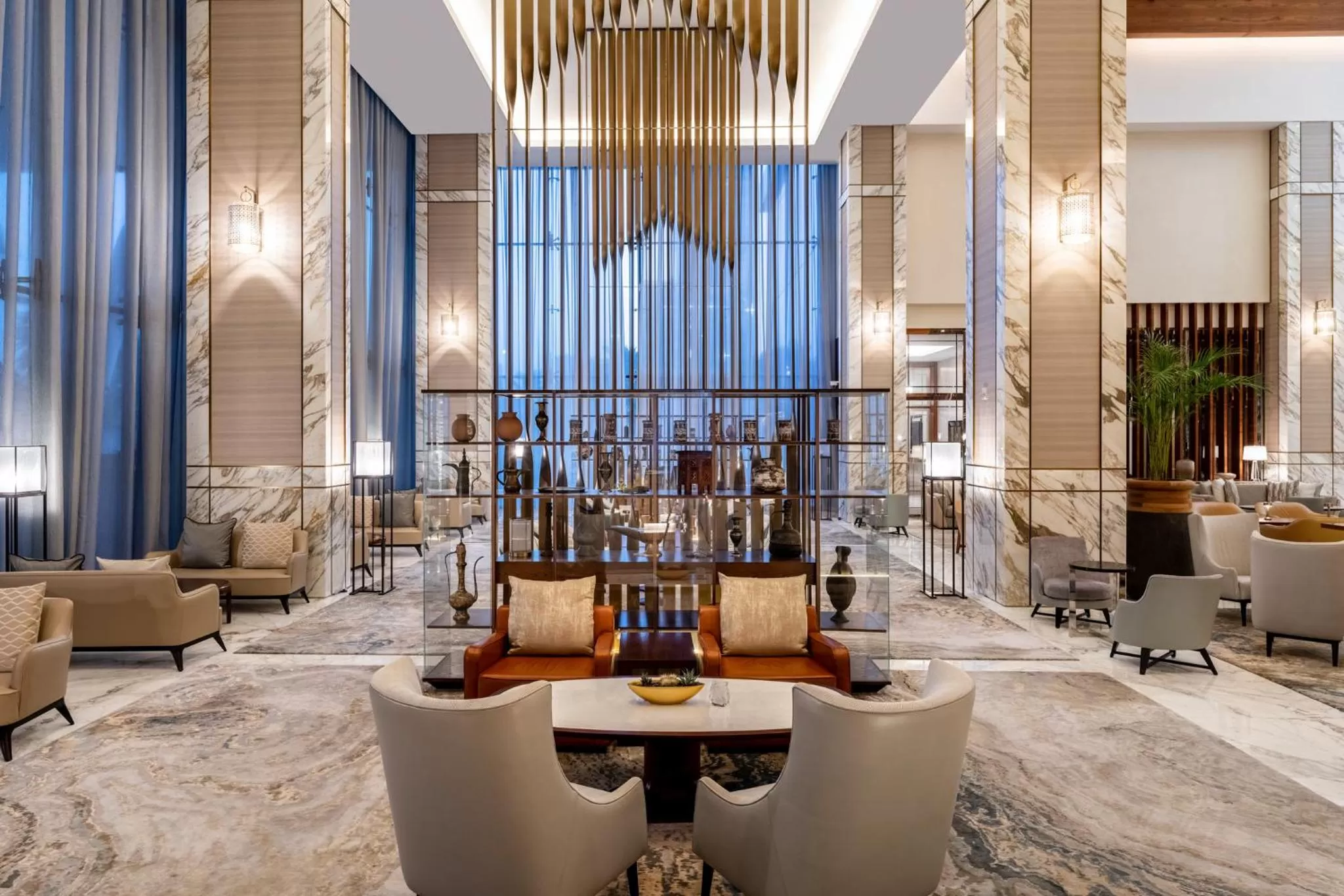 Lobby or reception in Grand Plaza Mövenpick Media City