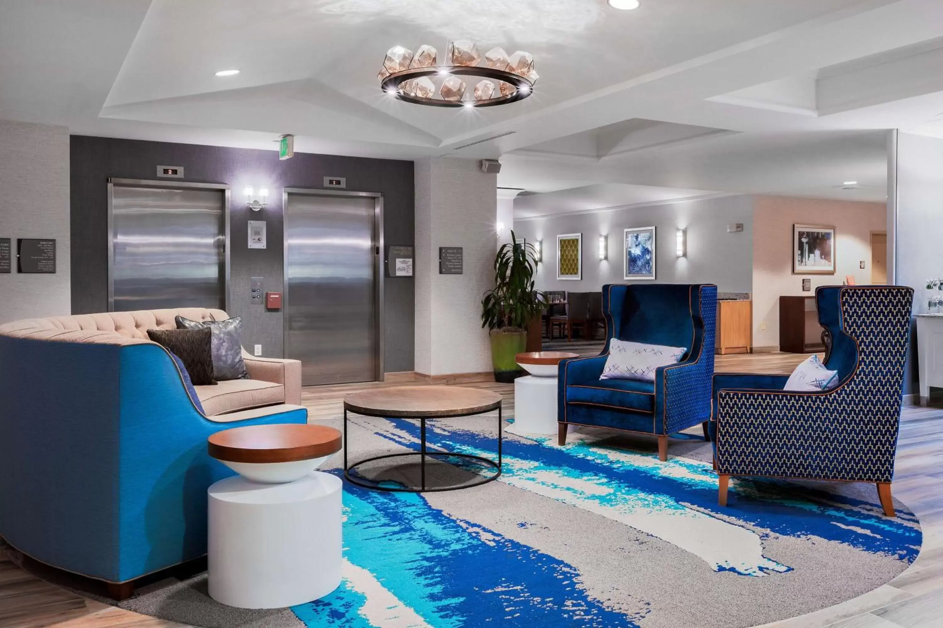 Lobby or reception, Seating Area in Homewood Suites by Hilton Seattle Downtown