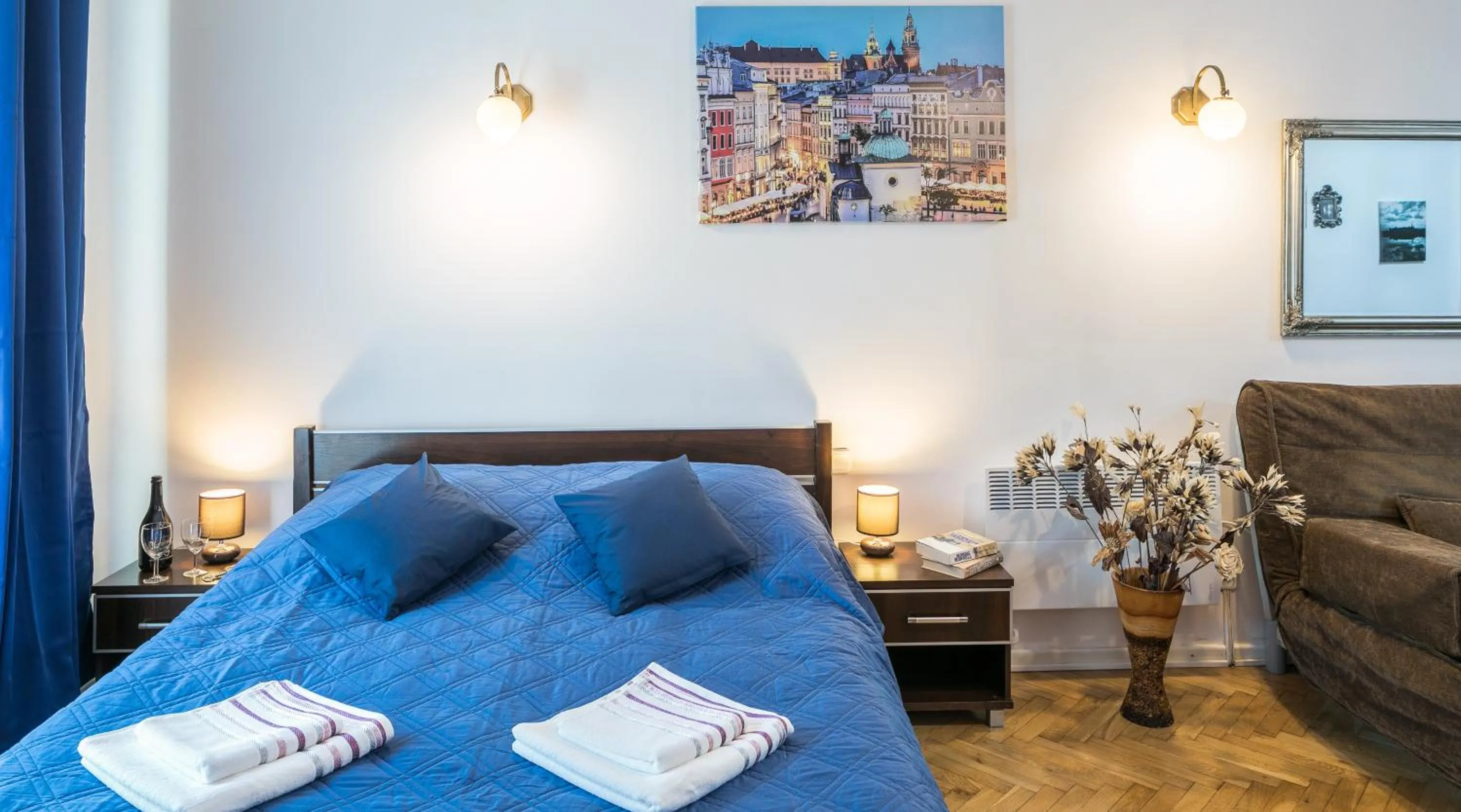 Bed in P&J Apartments Floriańska