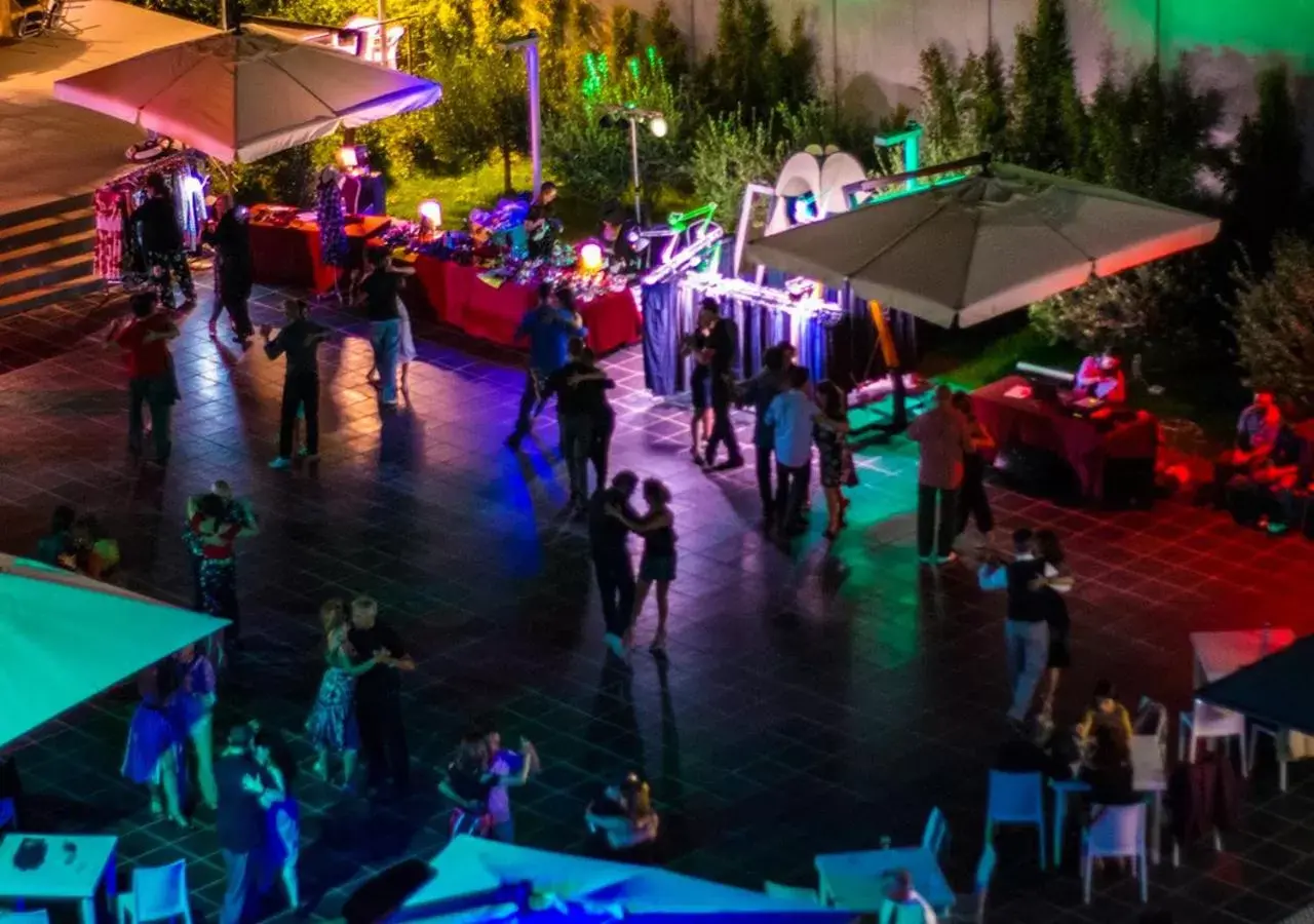 Patio in Catania International Airport Hotel