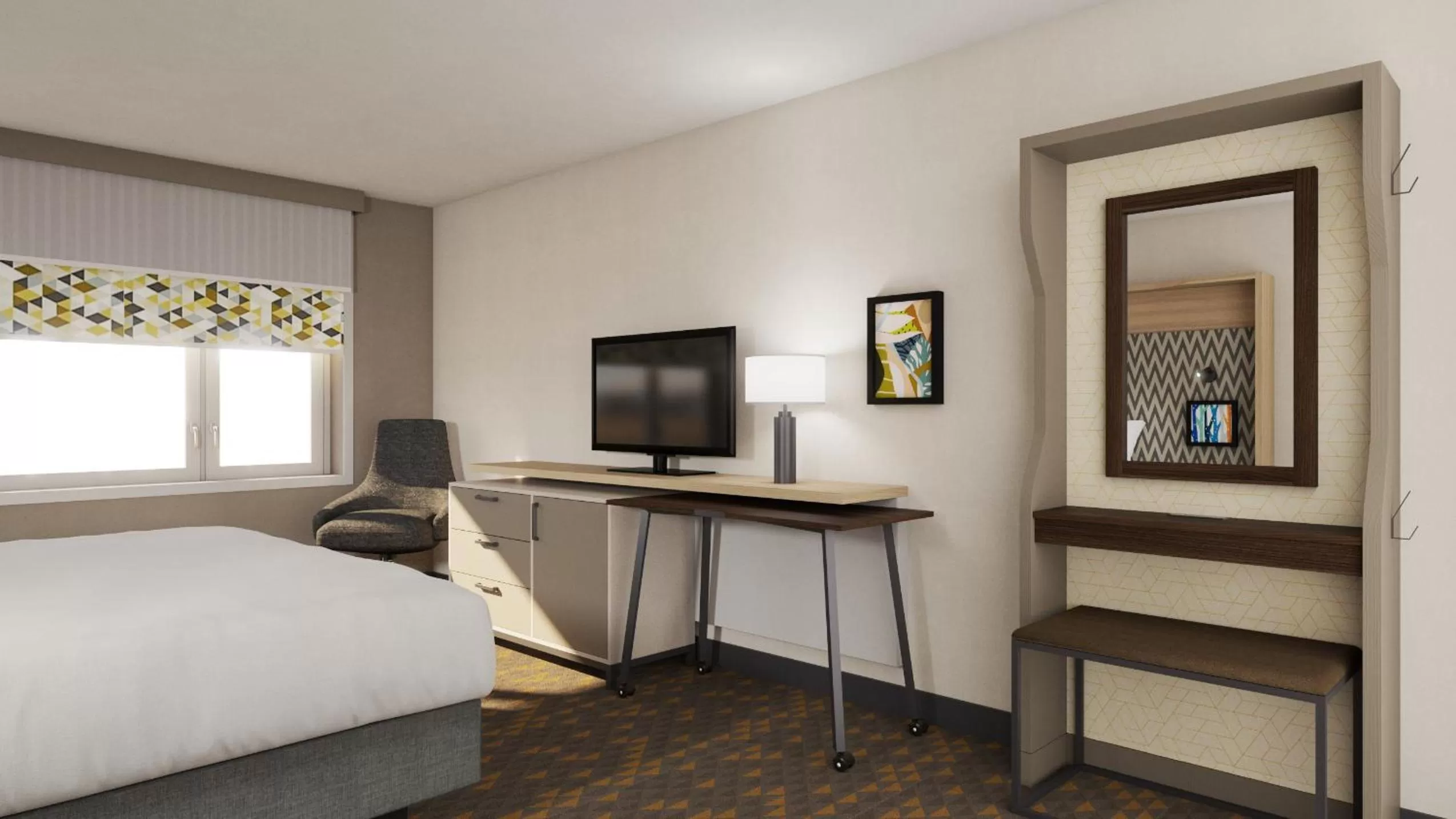 Photo of the whole room, Bed in Holiday Inn Chicago Midway Airport S by IHG