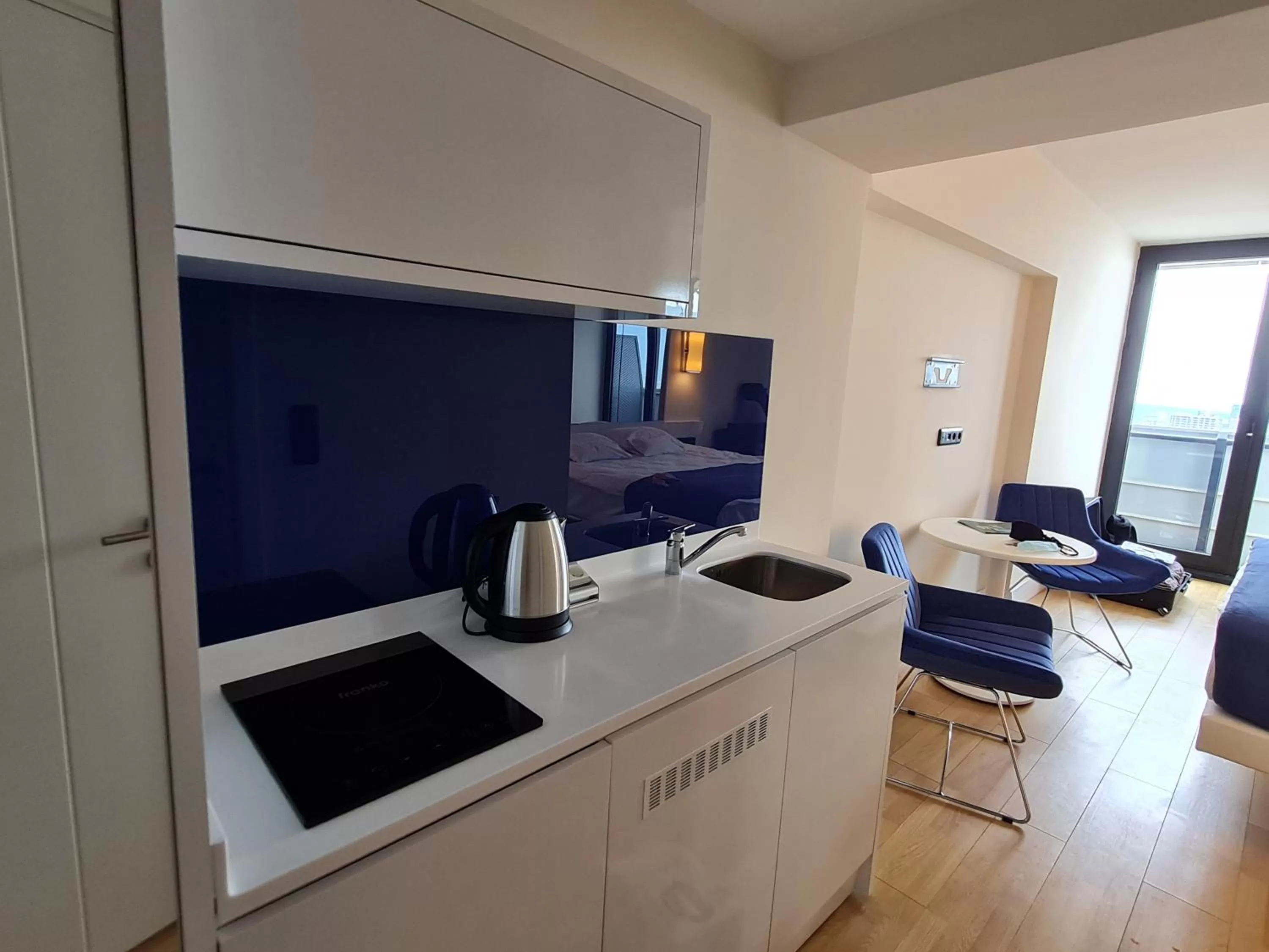 Kitchen or kitchenette in Hotel Orbi City Sea Horizon