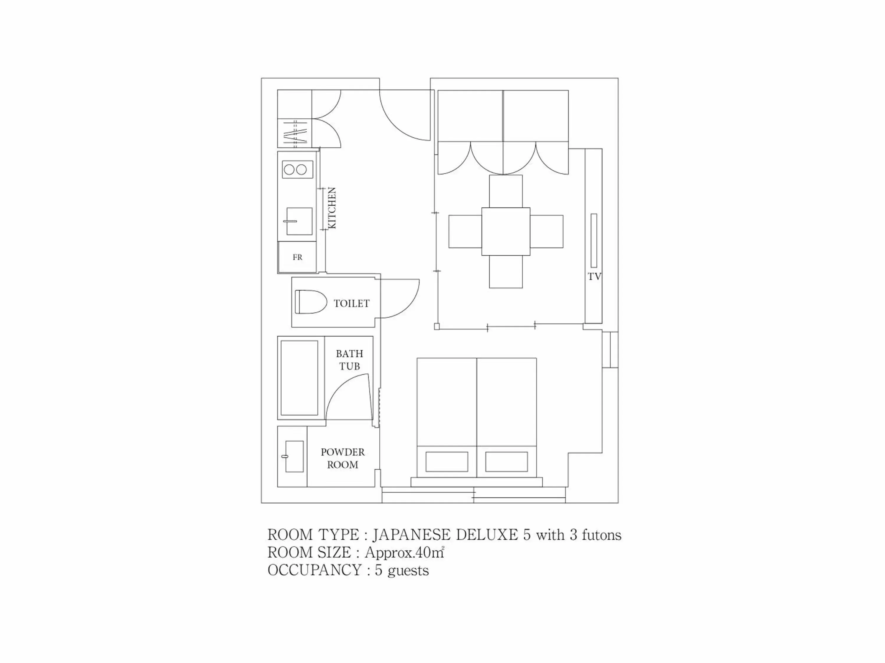 Floor Plan in MIMARU KYOTO NISHINOTOIN TAKATSUJI