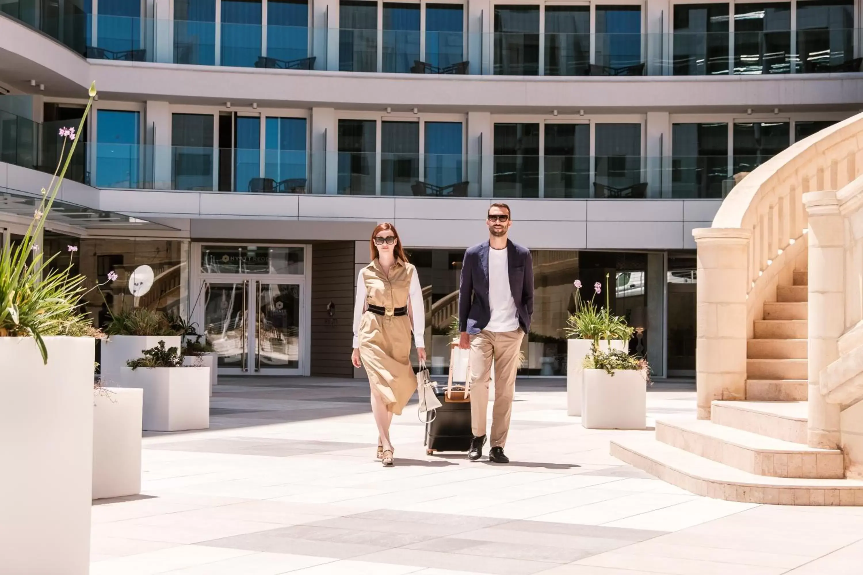 Facade/entrance in Hyatt Regency Malta