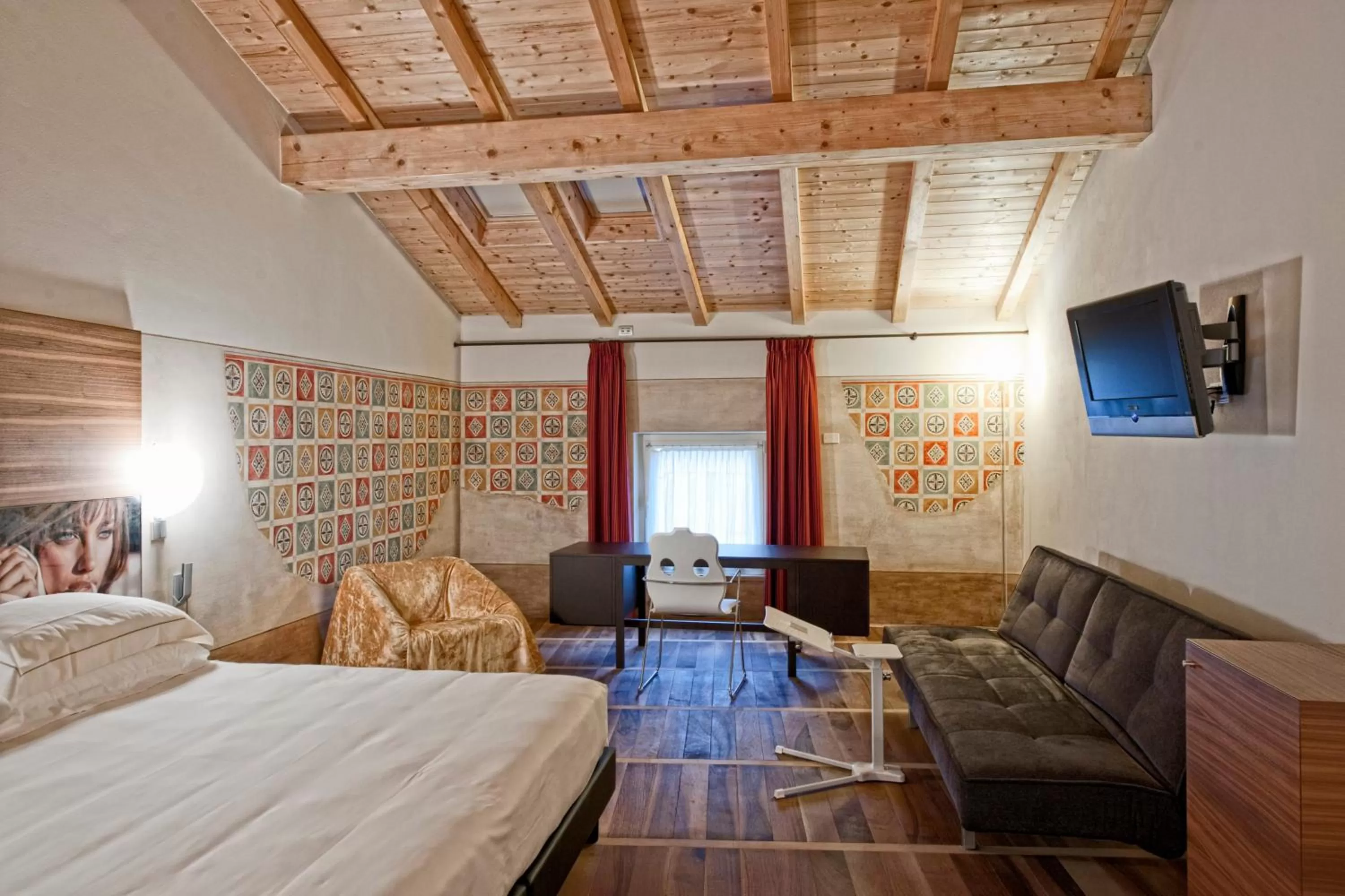 Photo of the whole room, Bed in Hotel Veronesi La Torre