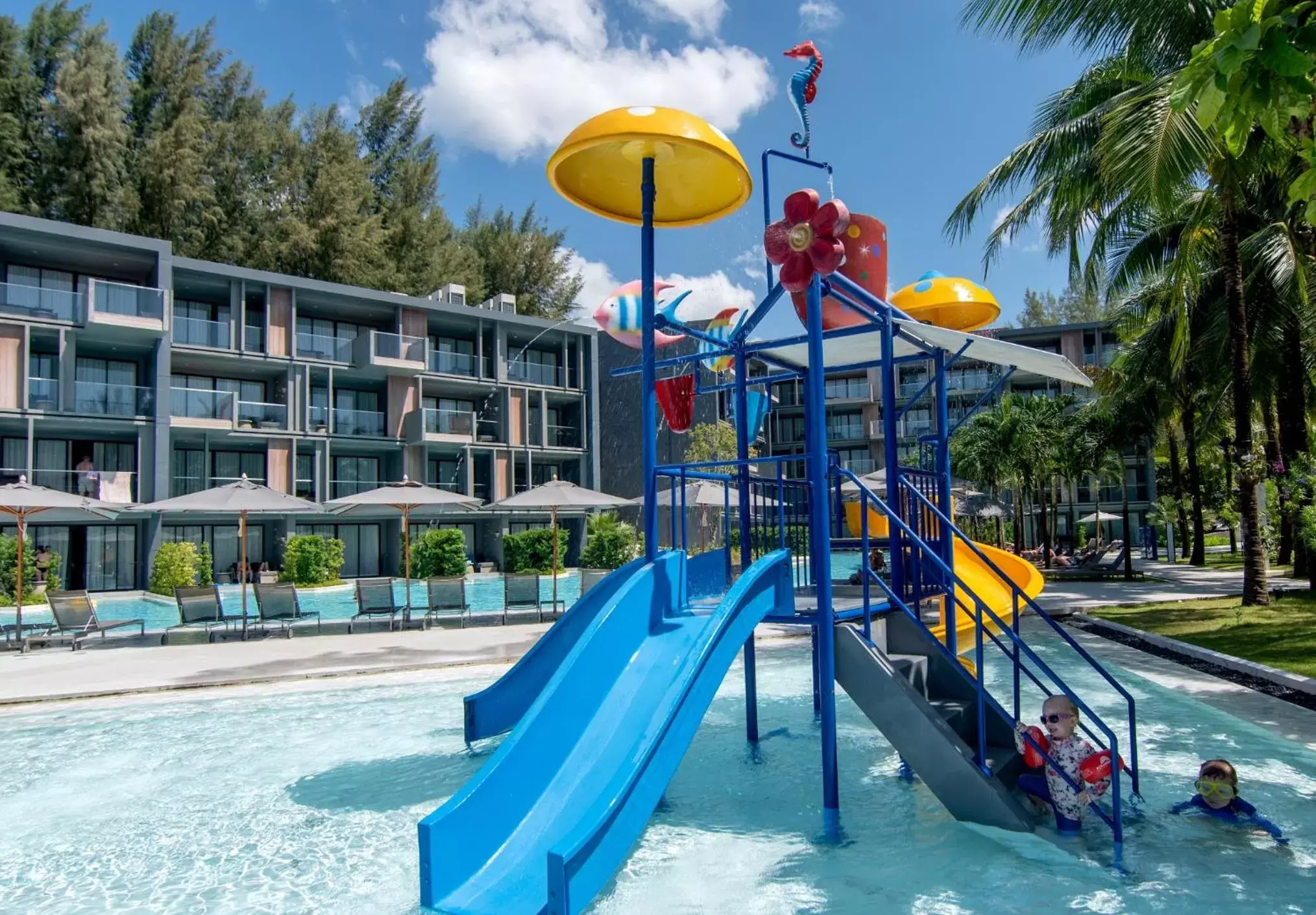 Children play ground, Water Park in La Vela Khao Lak - SHA Extra Plus