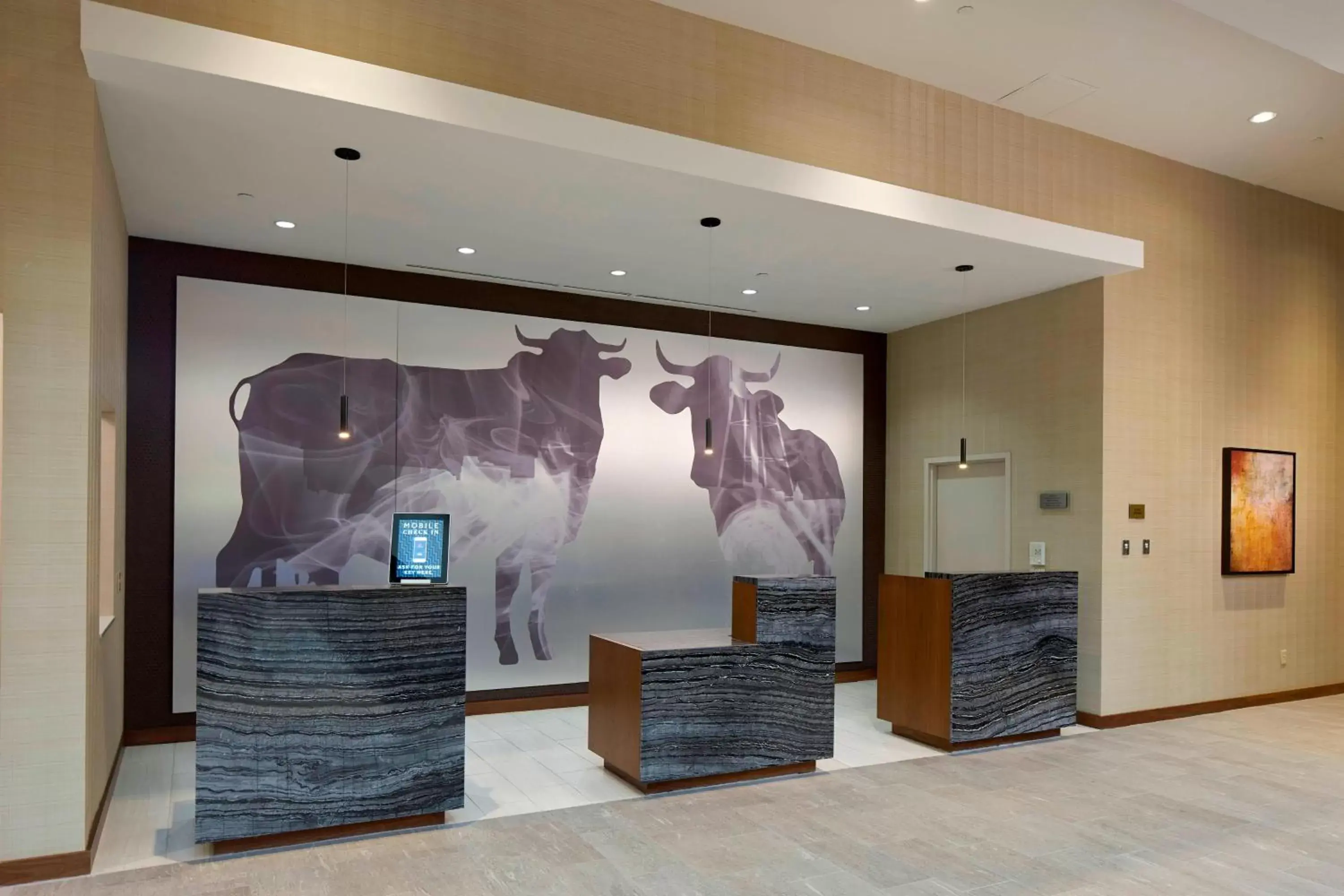 Lobby or reception in Durham Marriott City Center
