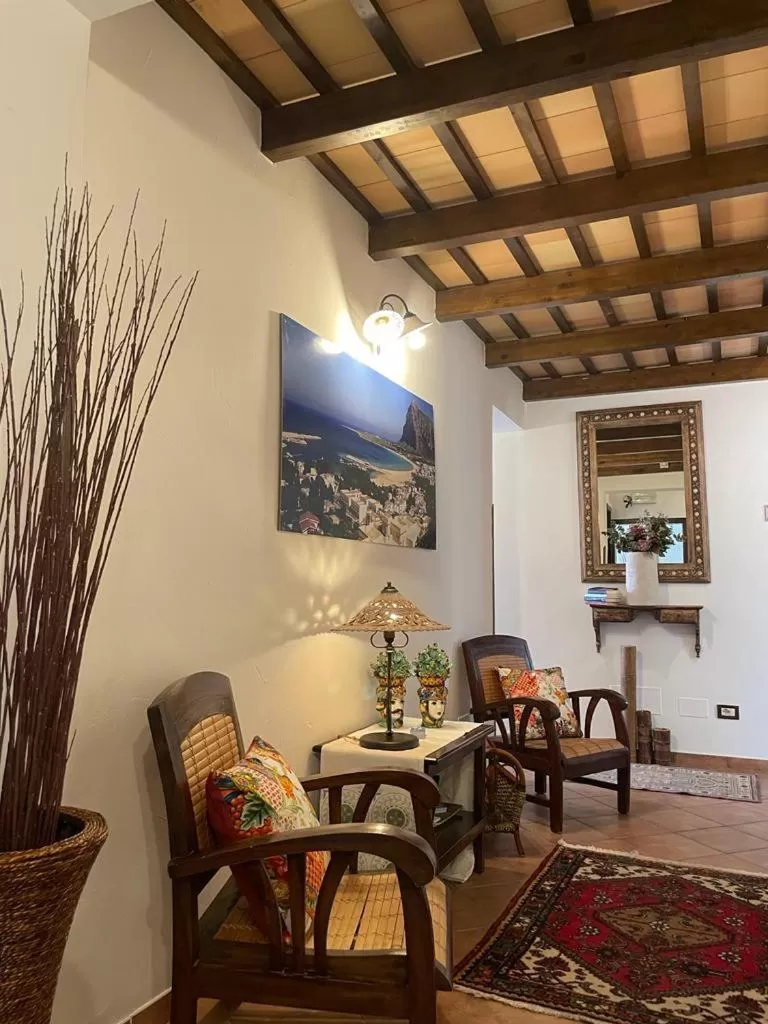 Seating Area in Ai Dammusi Rooms