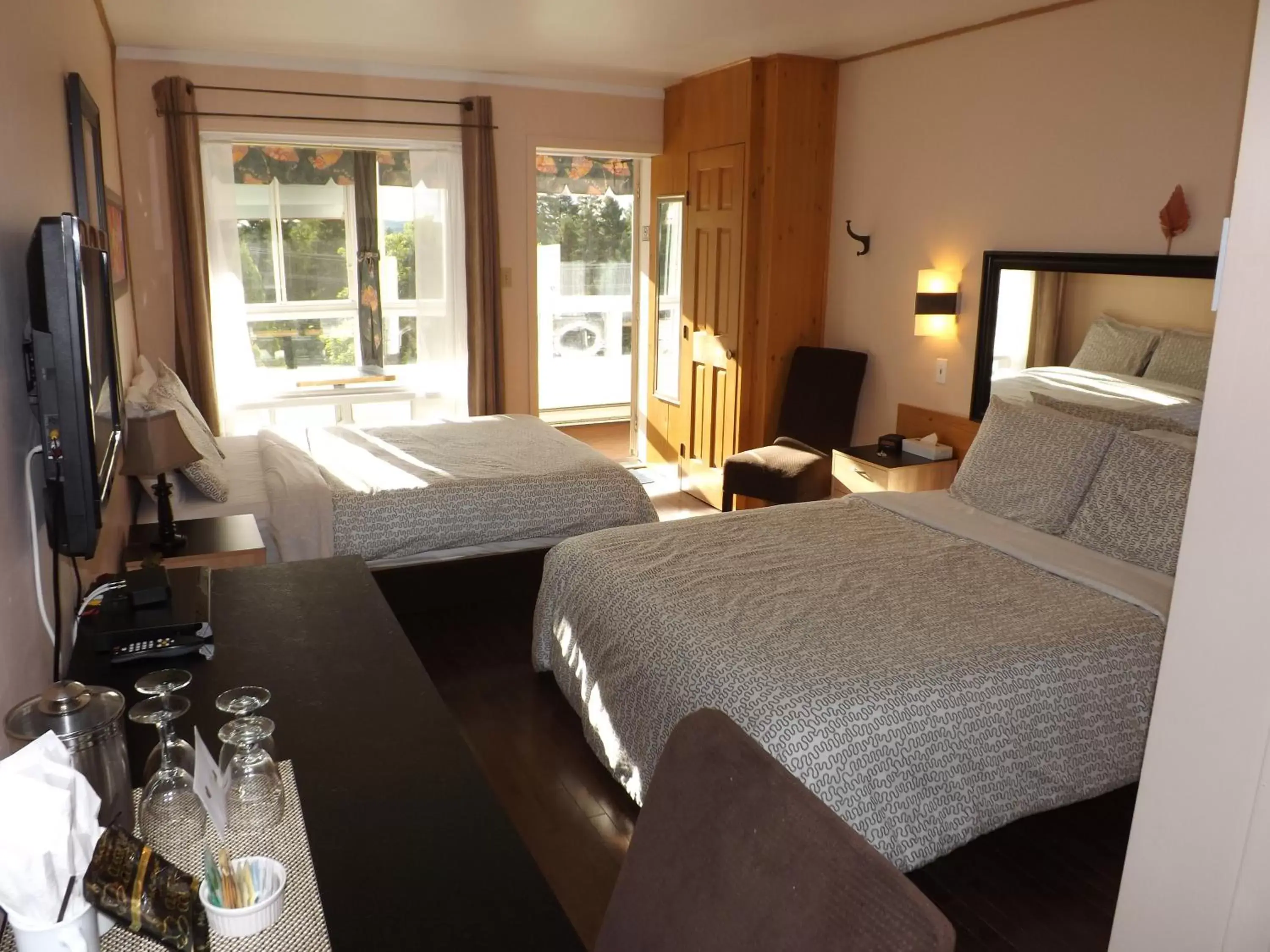 Bed in Auberge Hotel Spa Watel