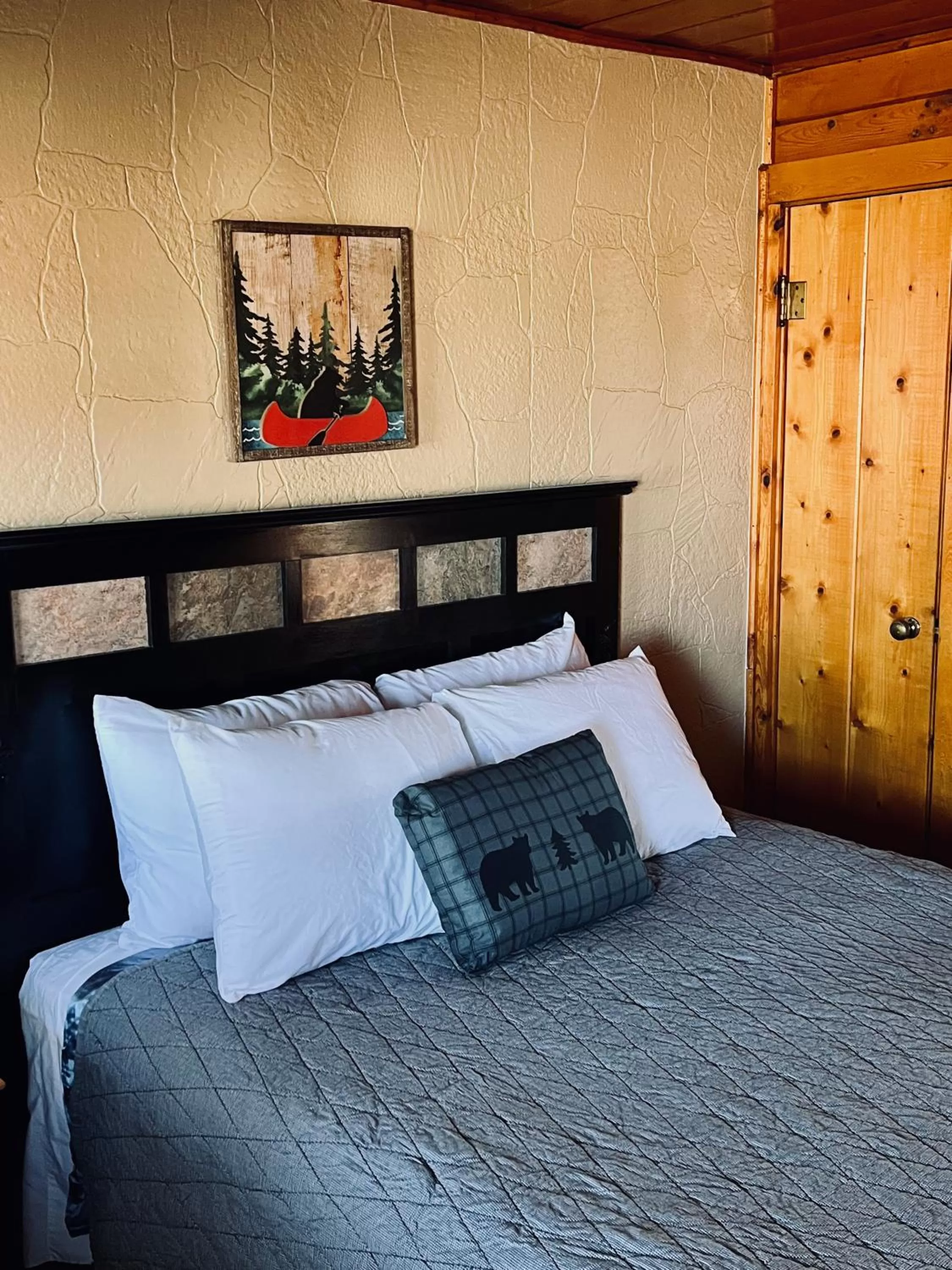 Bed in Lodge at Poncha Springs