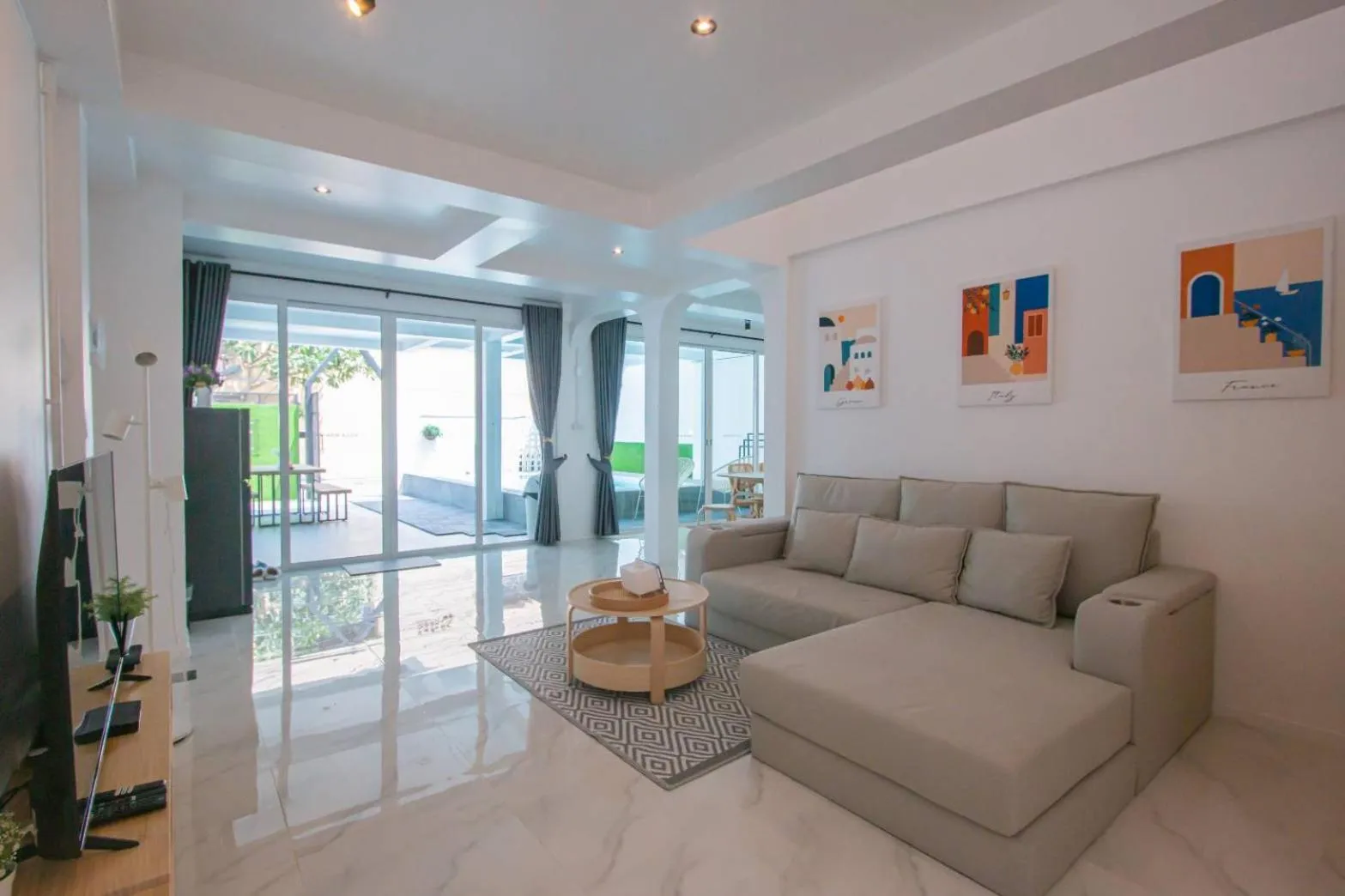 Living room in Sun Marina Cha-Am