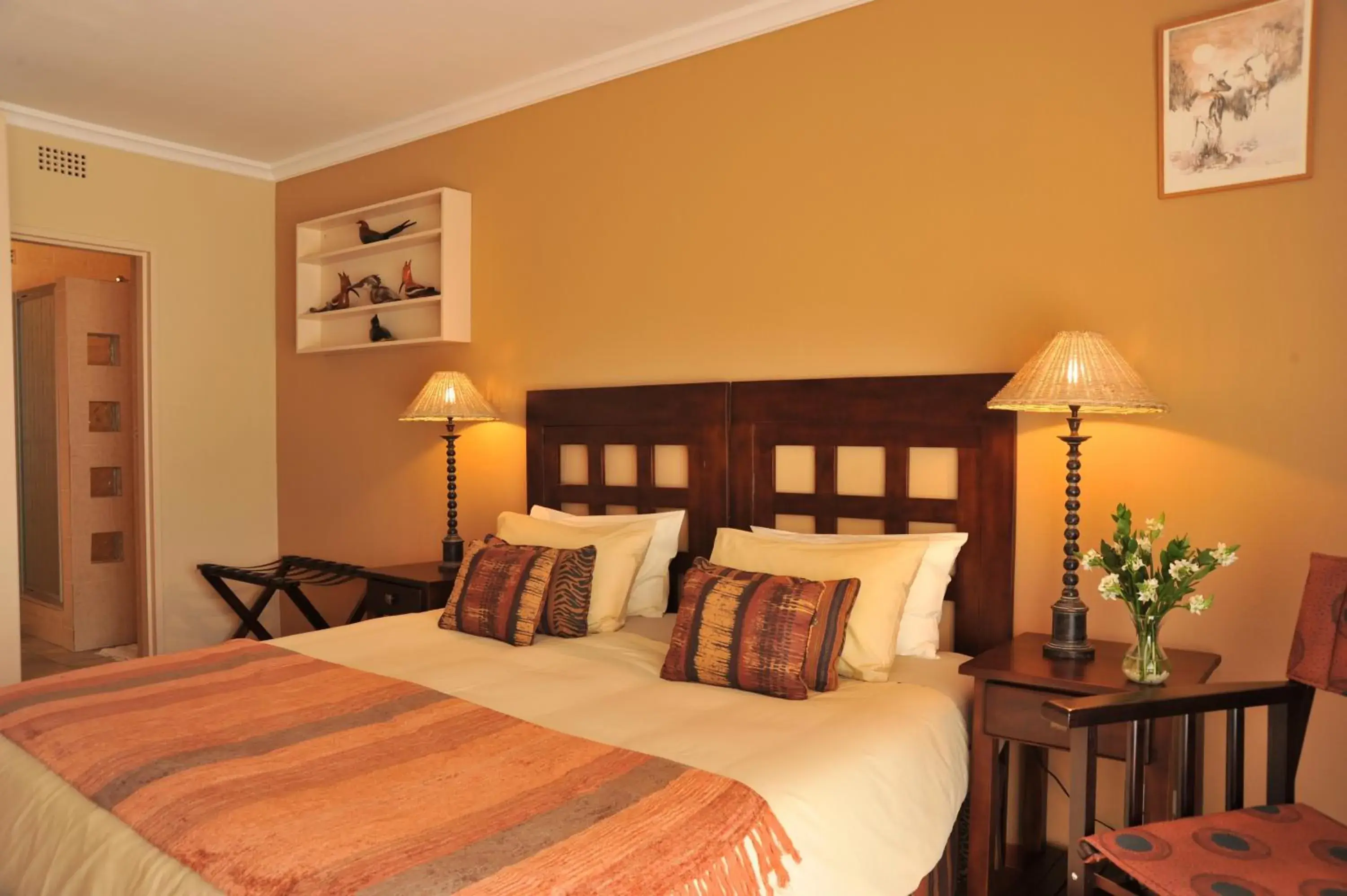 Bedroom, Bed in Claires of Sandton Luxury Guest House