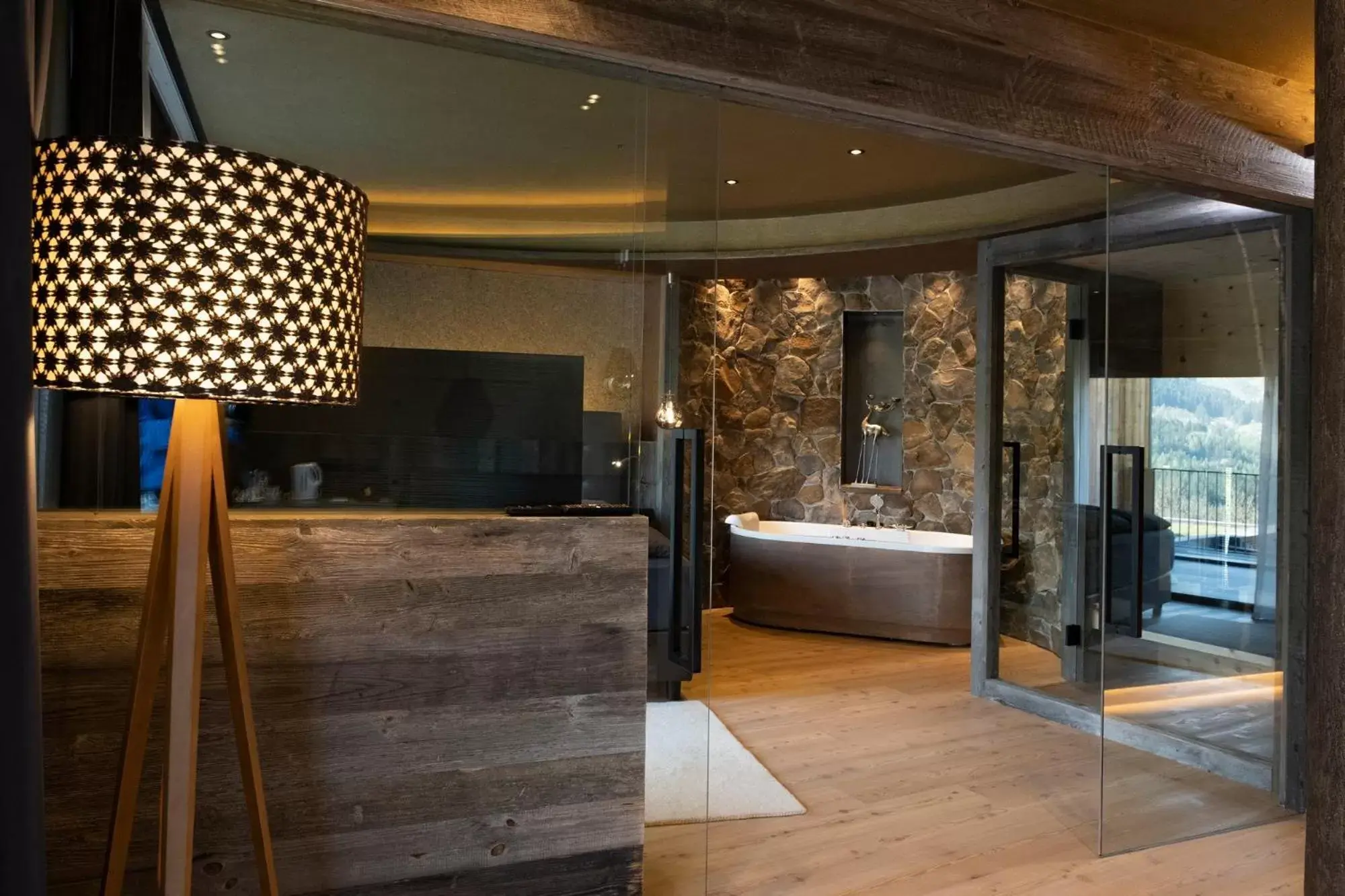 Bedroom, Lobby/Reception in La Roccia Wellness Hotel