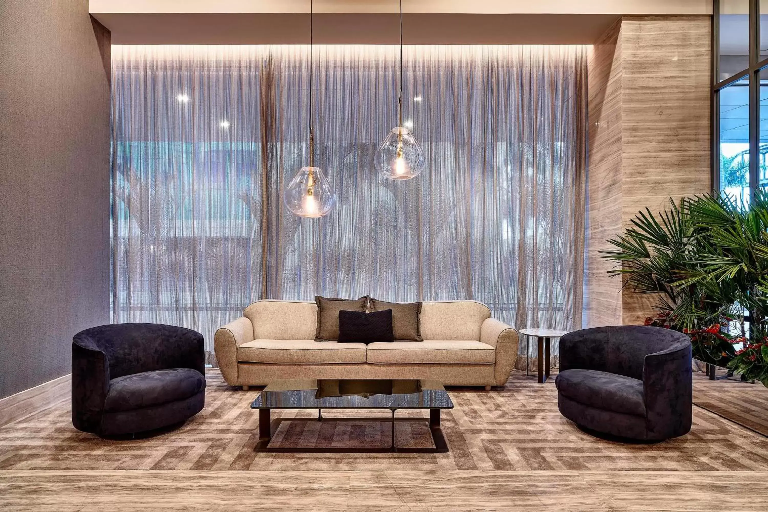 Lobby or reception, Seating Area in Sheraton Santos Hotel