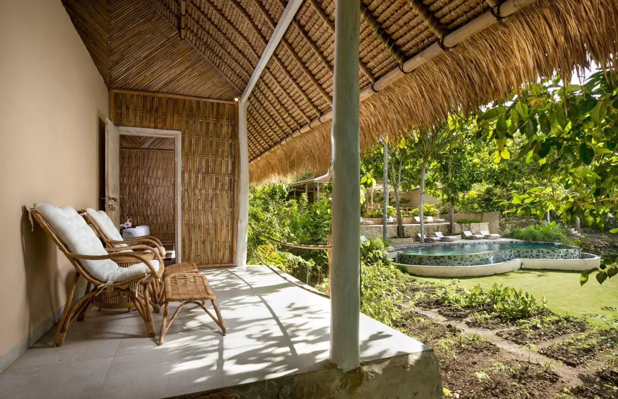 Balcony/Terrace in The Mesare Eco Resort