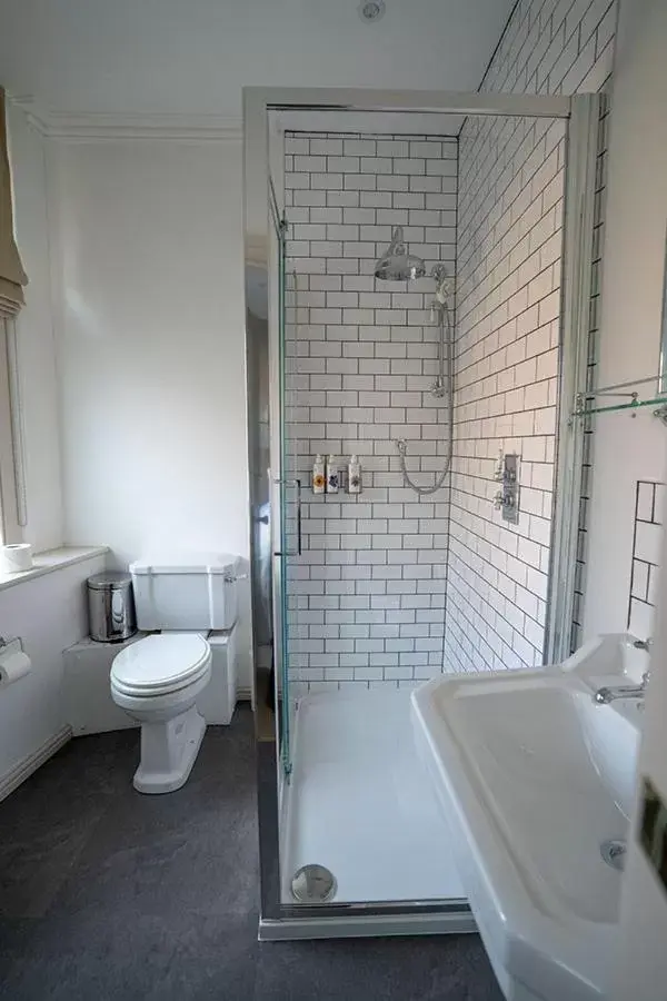Shower, Bathroom in Bistro Lotte