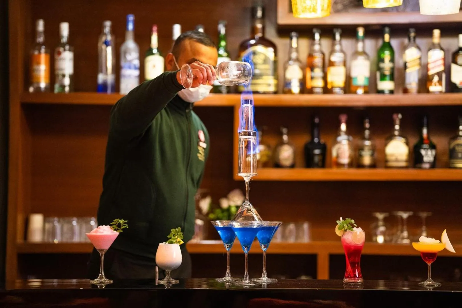 Lounge or bar in Indraprastha Spa Resort