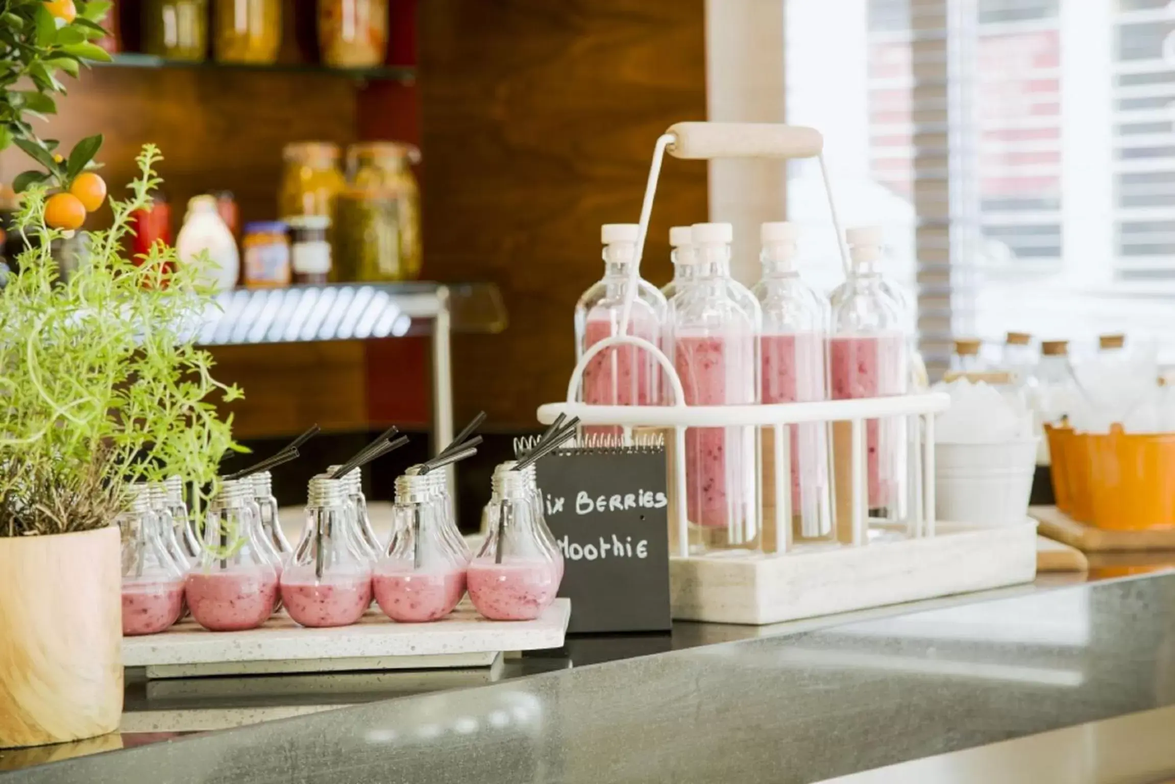 Buffet breakfast in Radisson Blu Hotel Karlsruhe