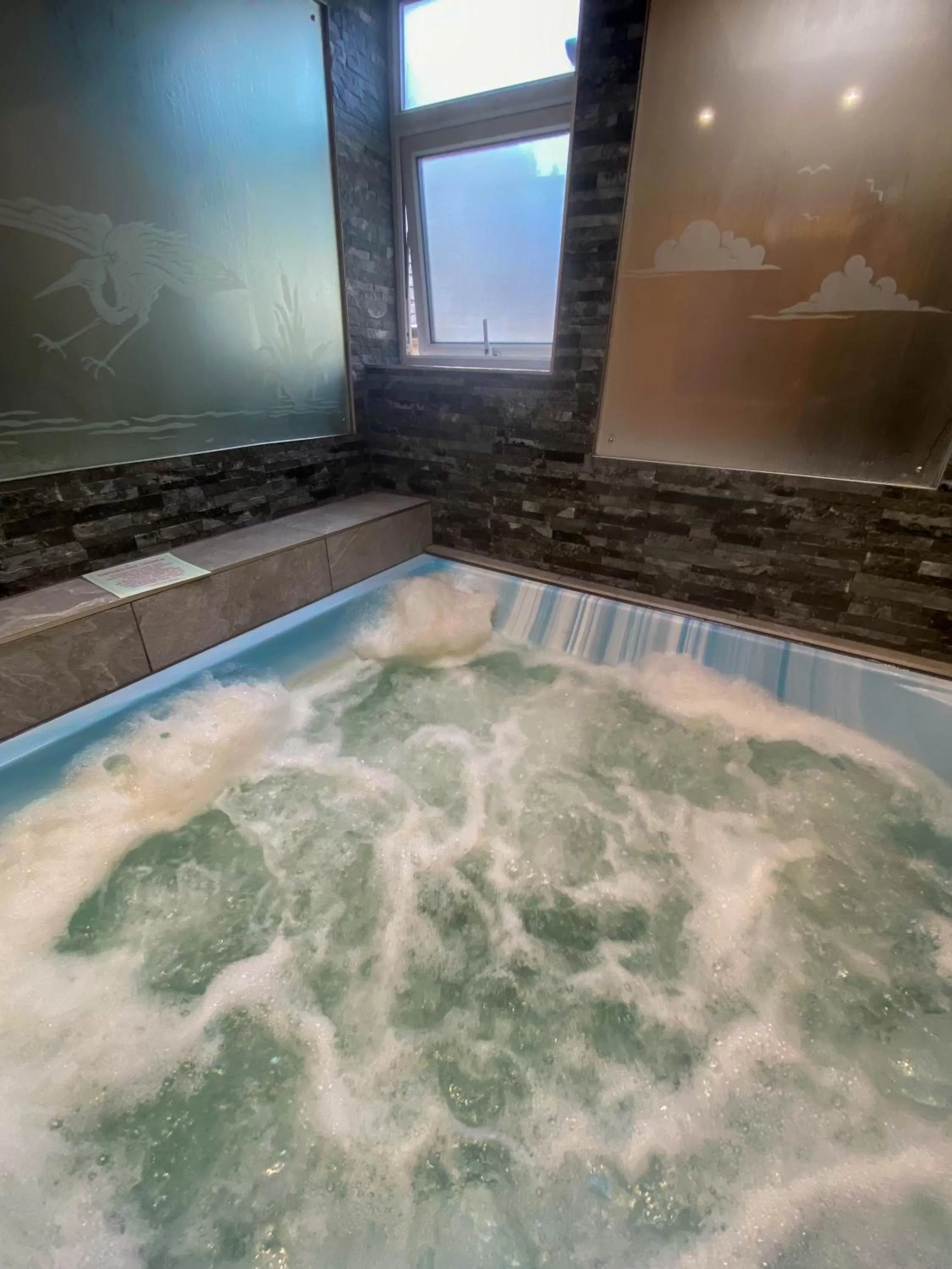 Hot Tub in Glan Aber Hotel