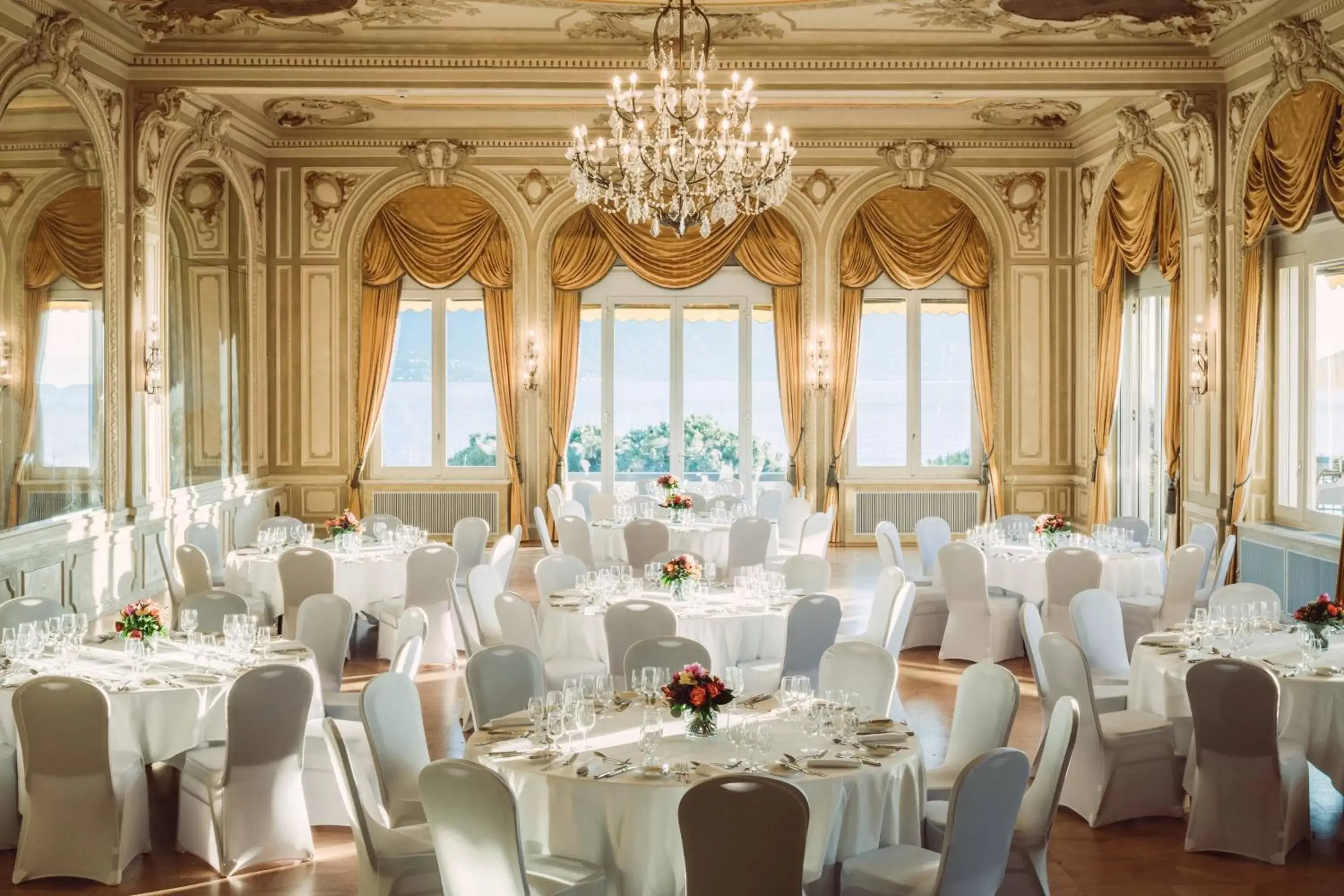 Meeting/conference room, Banquet Facilities in Grand Hotel Suisse Majestic, Autograph Collection