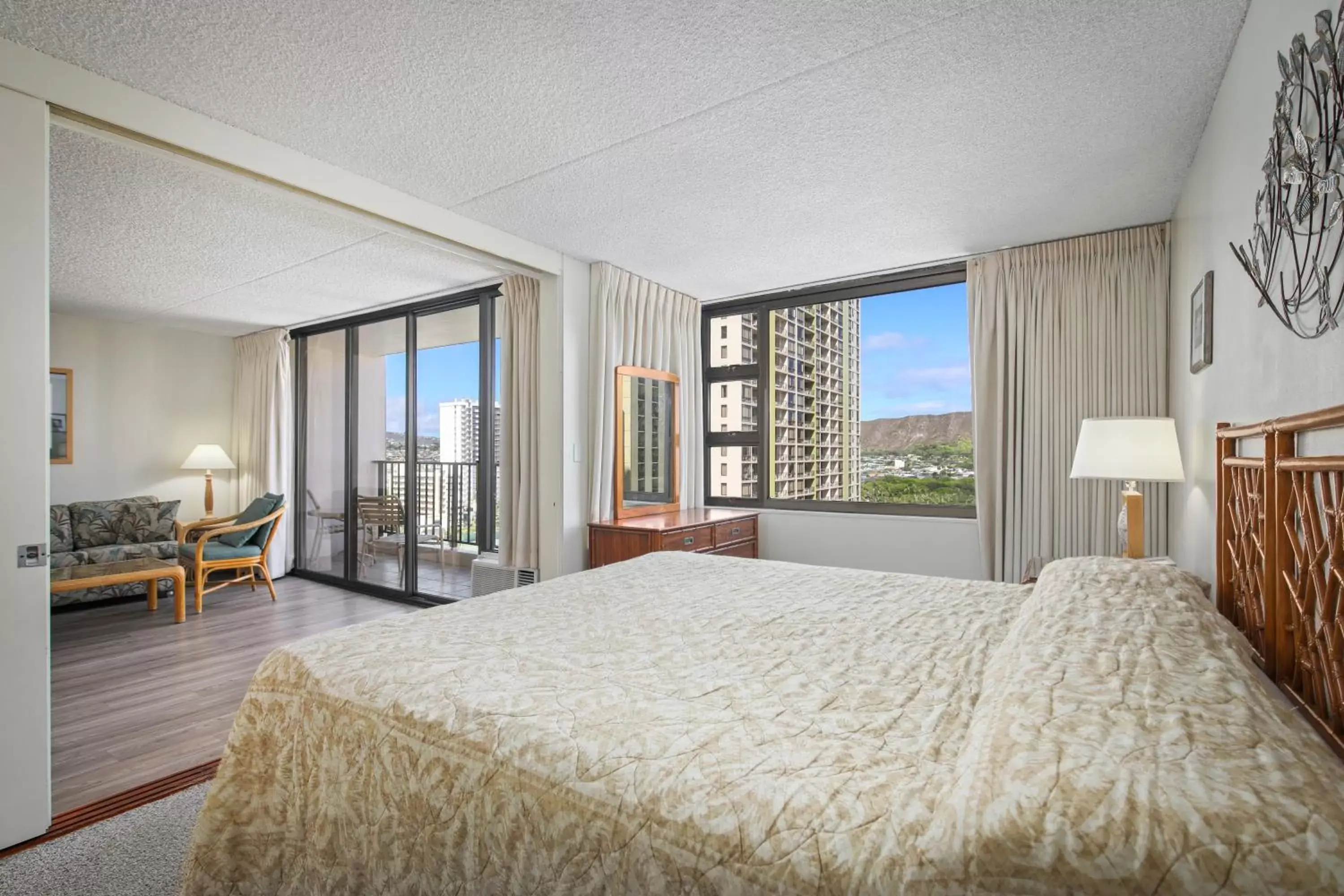 Bedroom in Aston at the Waikiki Banyan