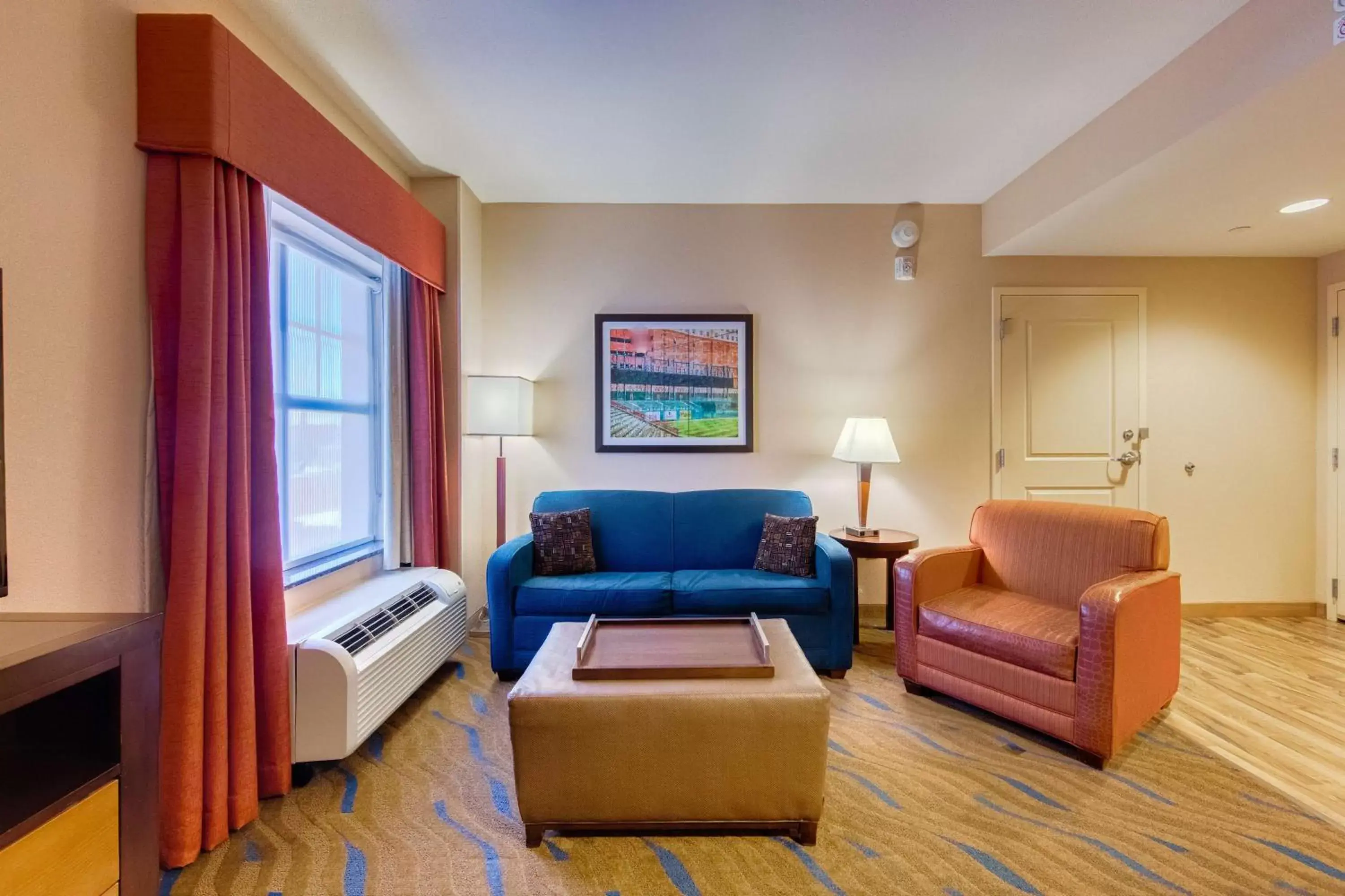 Living room, Seating Area in Homewood Suites by Hilton Oklahoma City-Bricktown