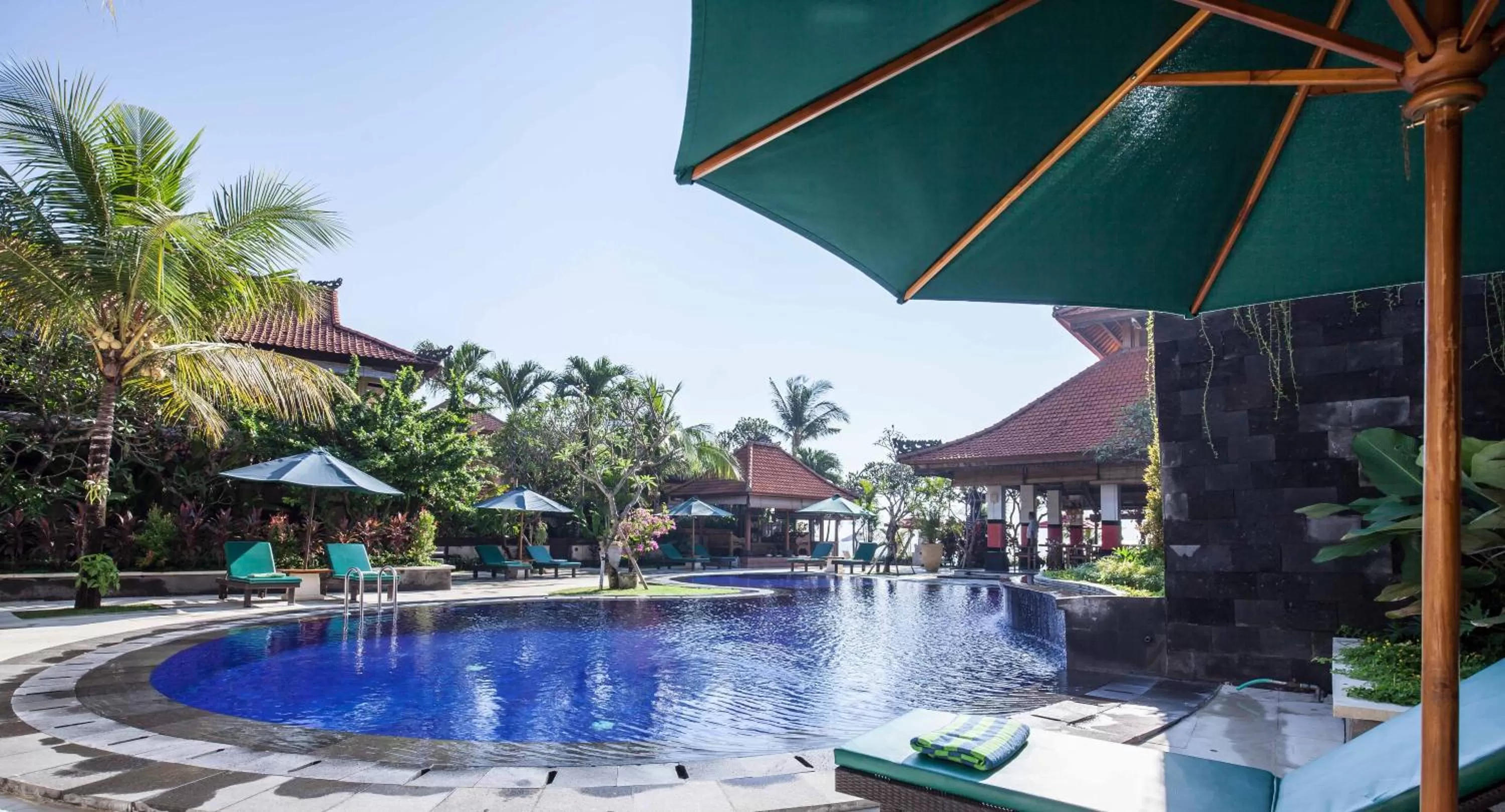 Sea view in Vila Shanti Beach Front Hotel Sanur