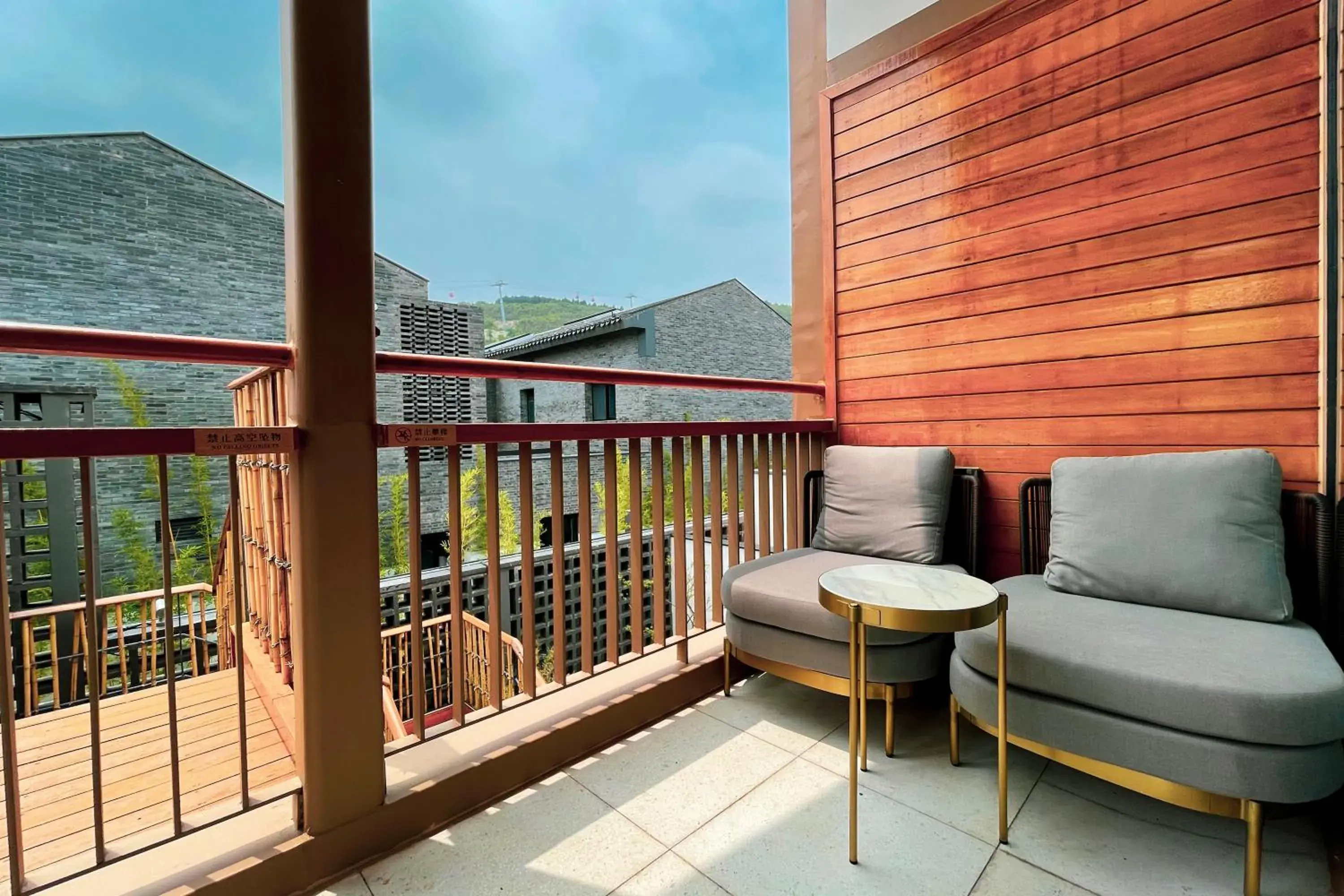 Balcony/Terrace in voco Nanjing Garden Expo, an IHG Hotel