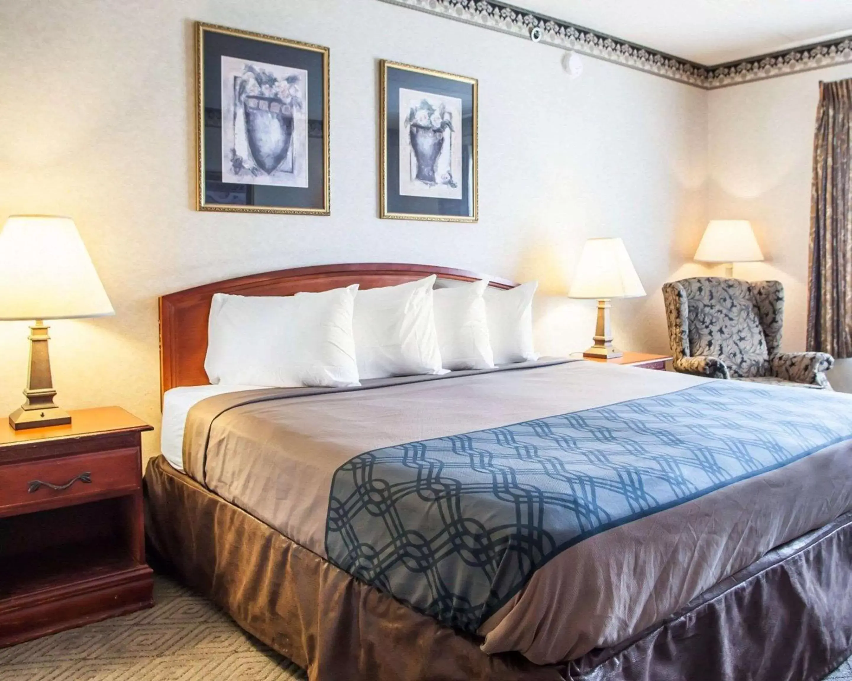 Bedroom, Bed in Rodeway Inn & Suites Milwaukee Airport
